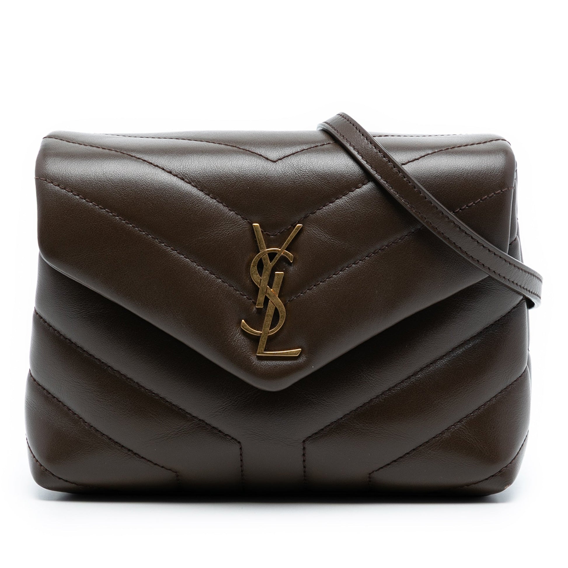 Saint Laurent Toy Matelasse Calfskin Monogram LouLou Crossbody