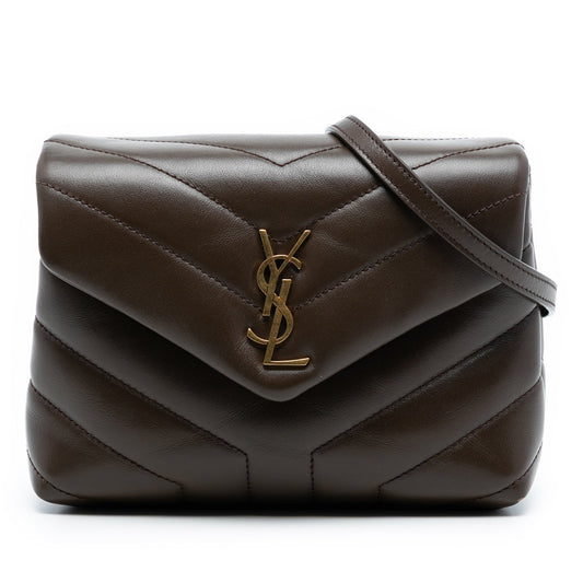 Saint Laurent Toy Matelasse Calfskin Monogram LouLou Crossbody