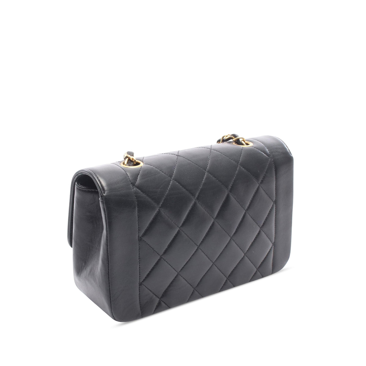 Chanel Small Quilted Lambskin Diana Single Flap
