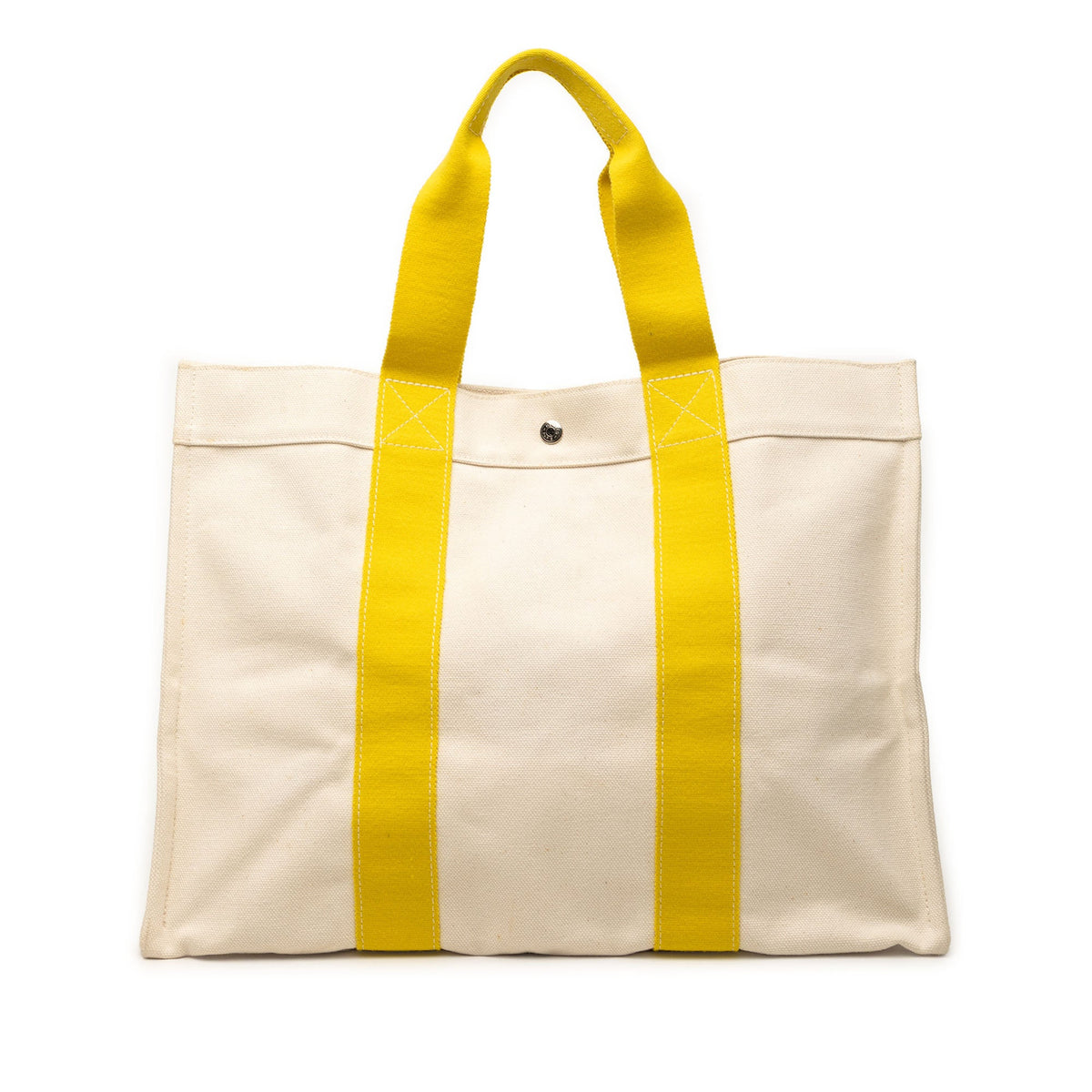 Hermès Toile Bora Bora Tote GM — Yellow