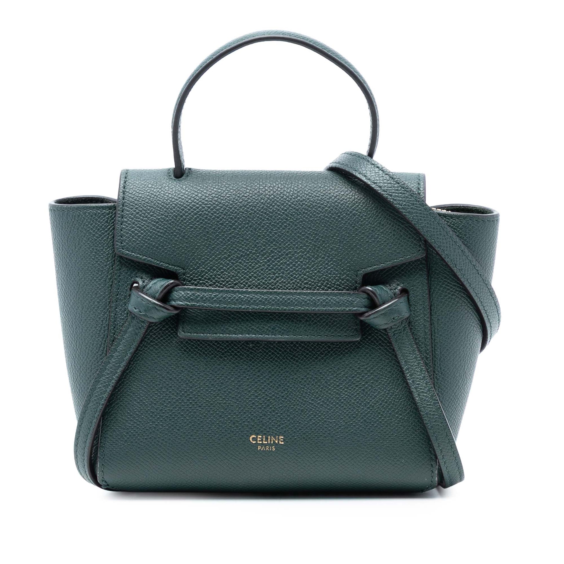 Celine Pico Grained Calfskin Belt Bag
