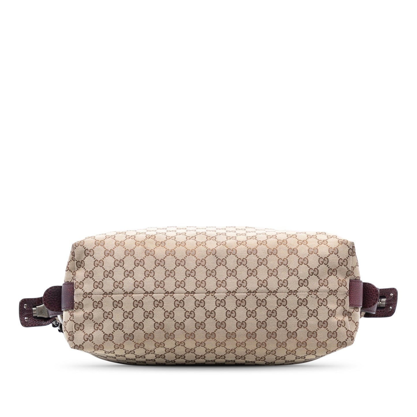 Gucci Medium GG Canvas Bamboo Bar Tote