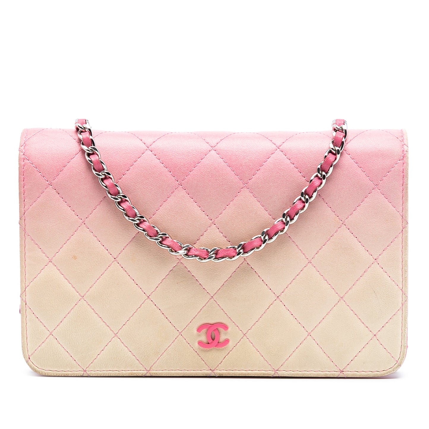 Chanel Ombre Lambskin Degrade Wallet On Chain