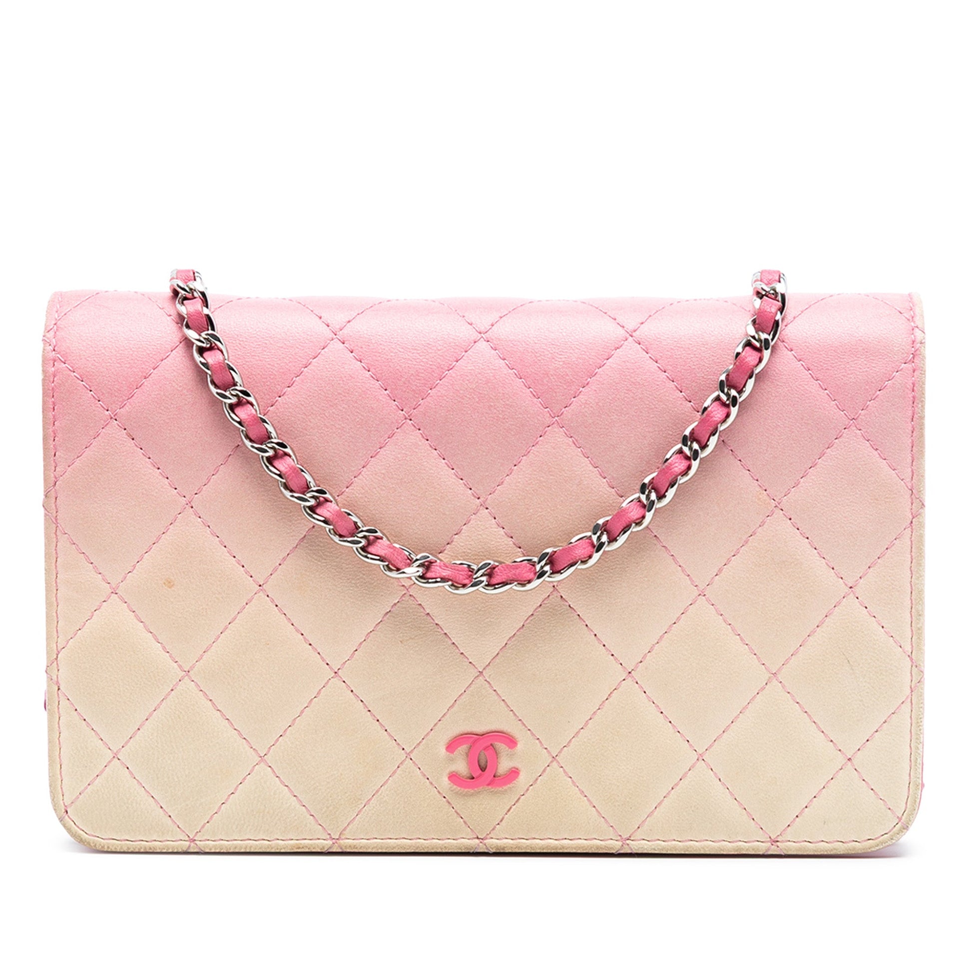 Chanel Ombre Lambskin Degrade Wallet On Chain