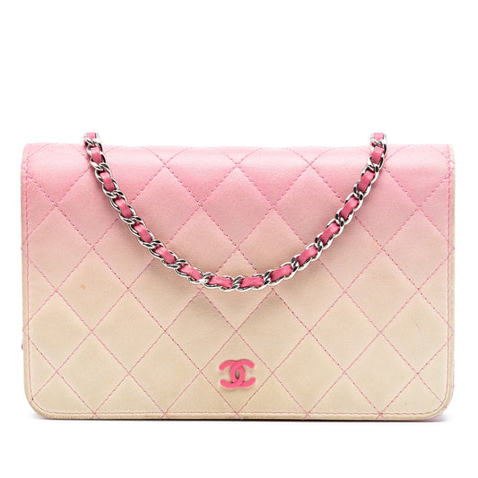 Chanel Ombre Lambskin Degrade Wallet On Chain