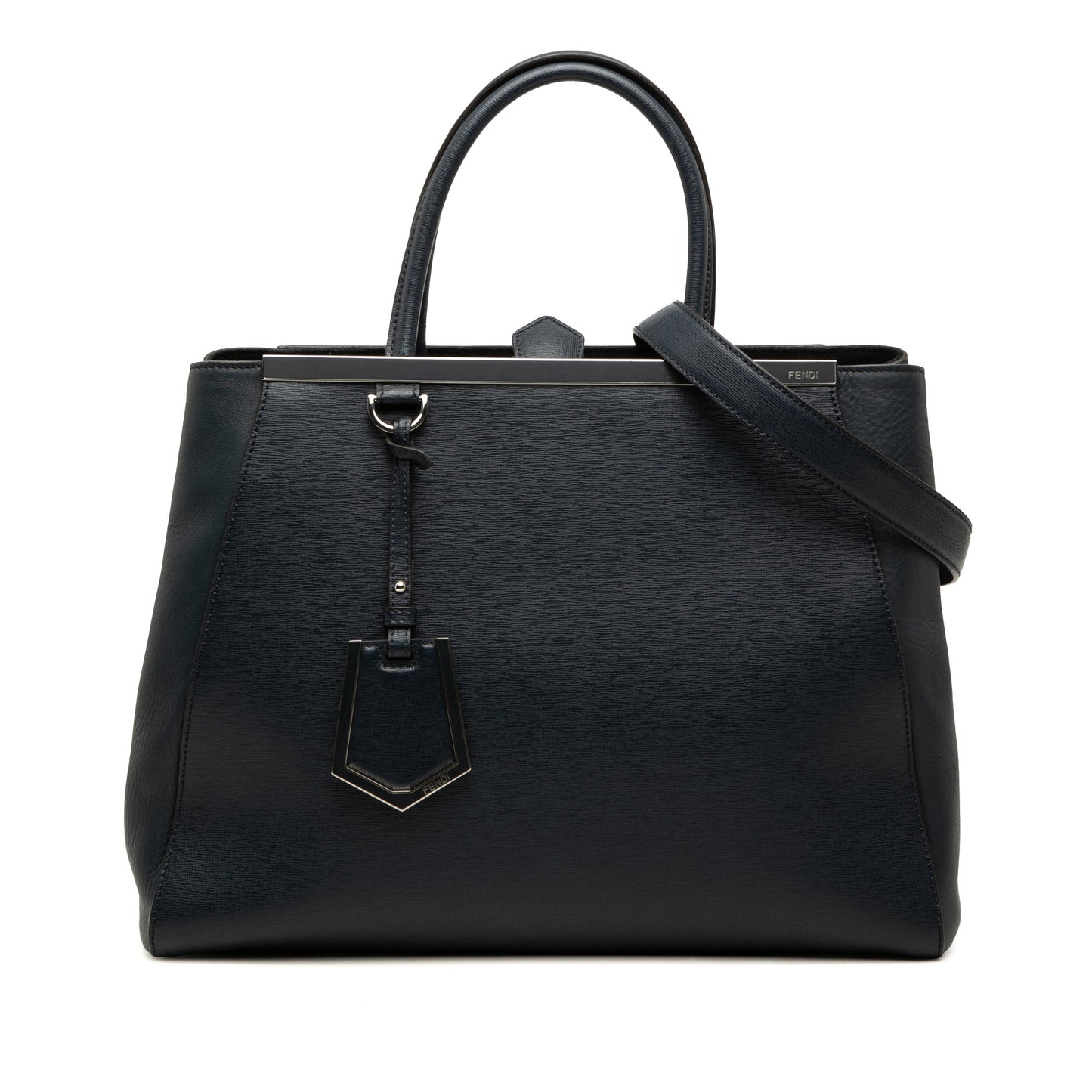 Fendi Medium Leather 2Jours Satchel