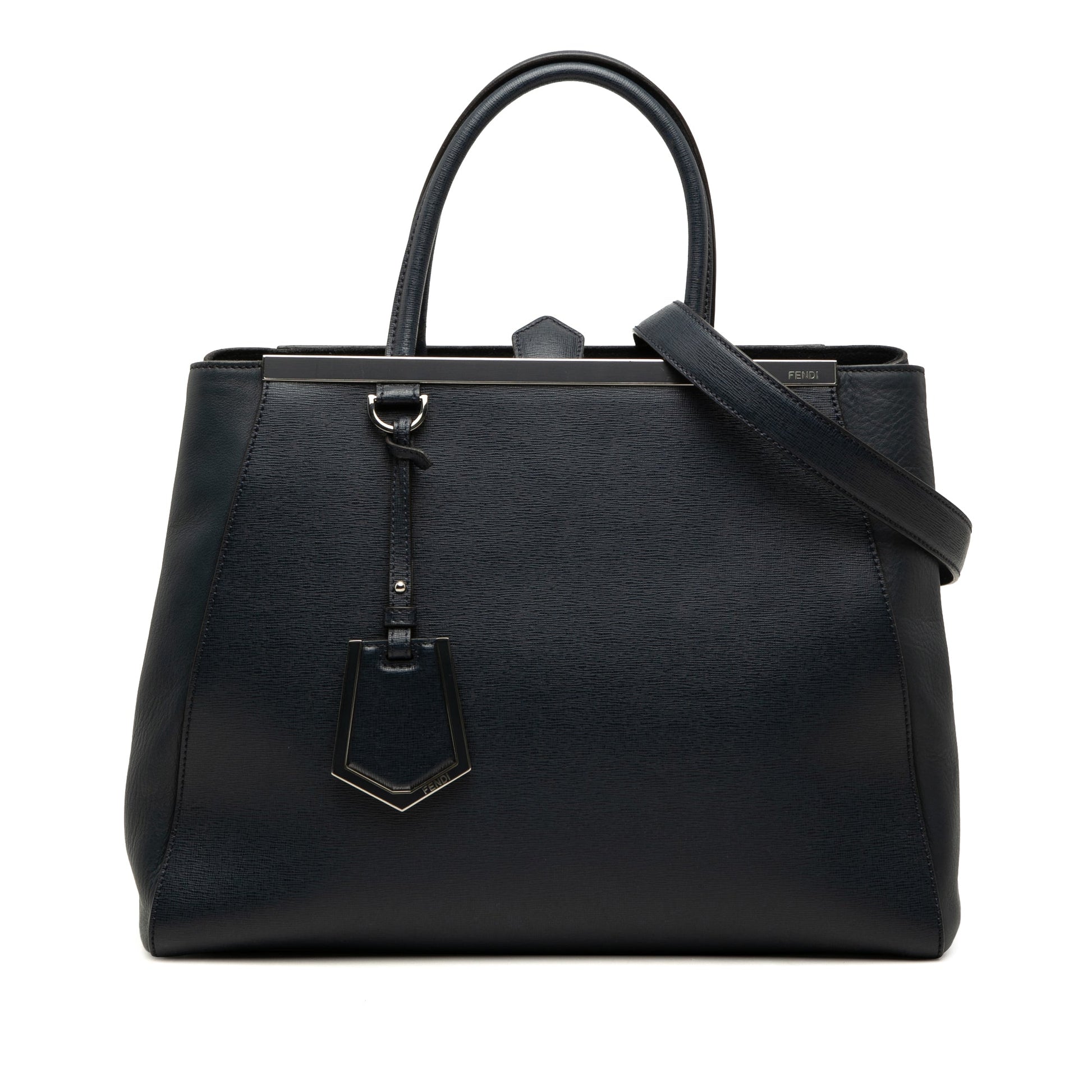 Fendi Medium Leather 2Jours Satchel