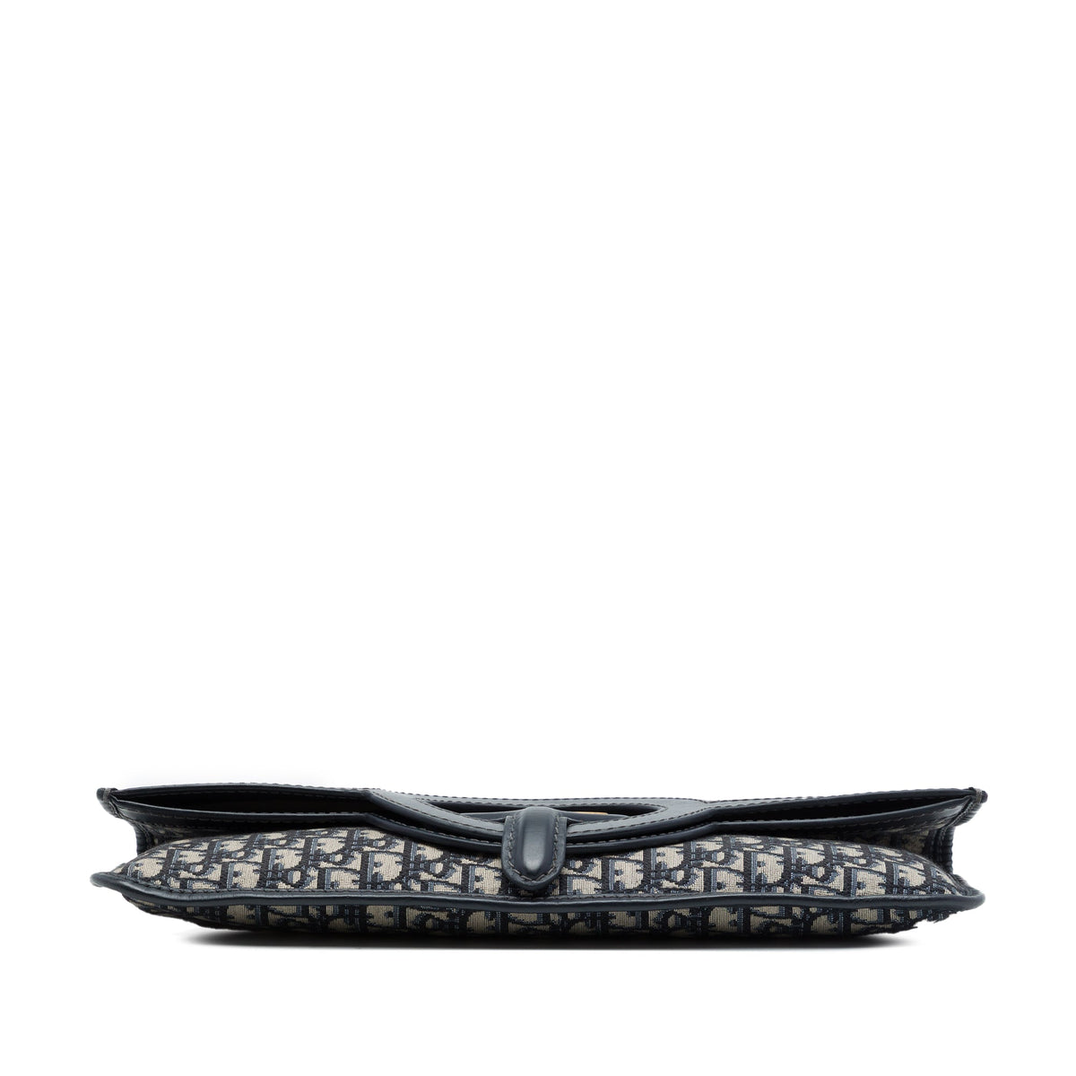 Dior Oblique Canvas Fold Over Clutch