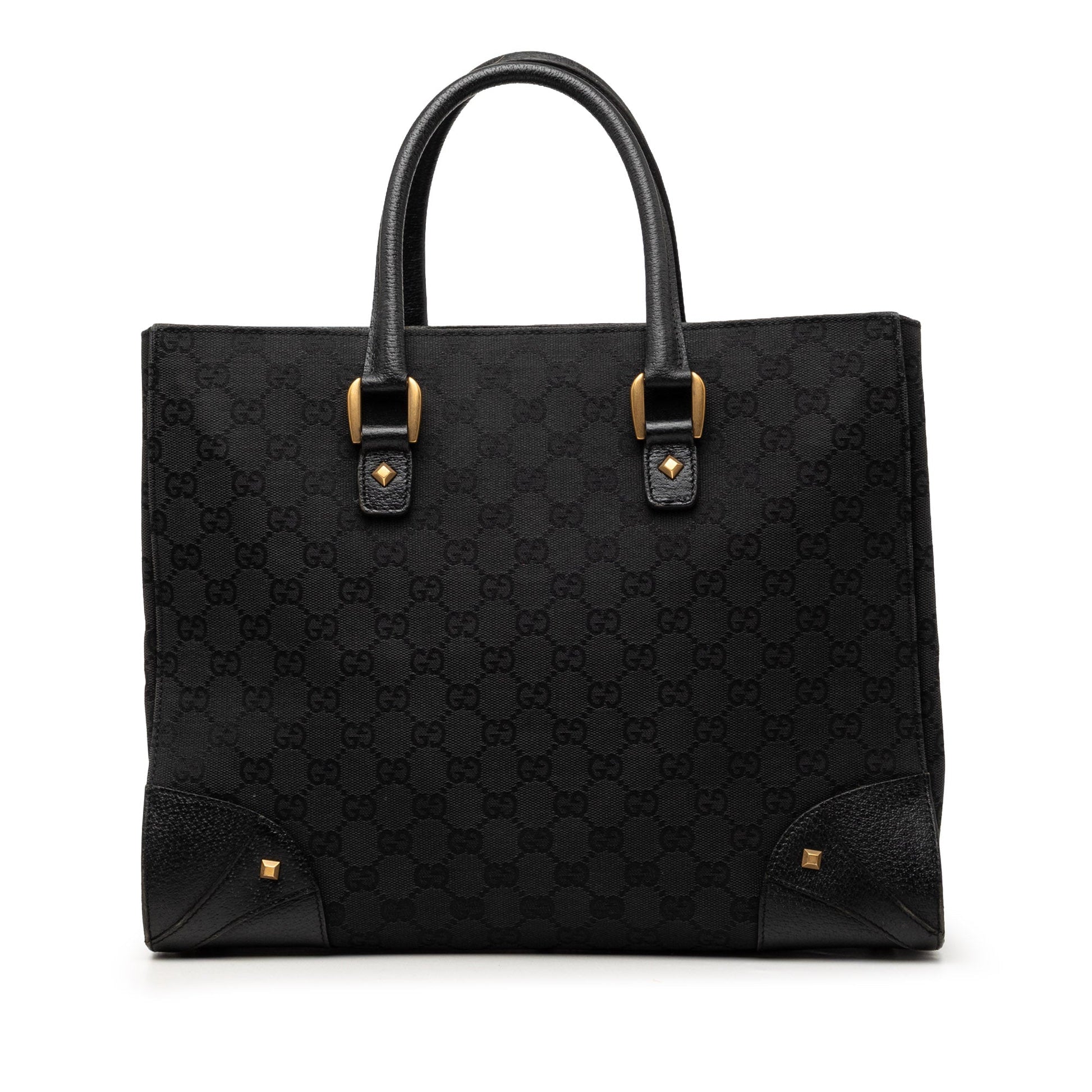 Gucci GG Canvas Nailhead Handbag