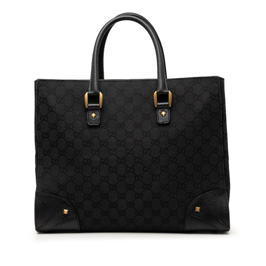 Gucci GG Canvas Nailhead Handbag