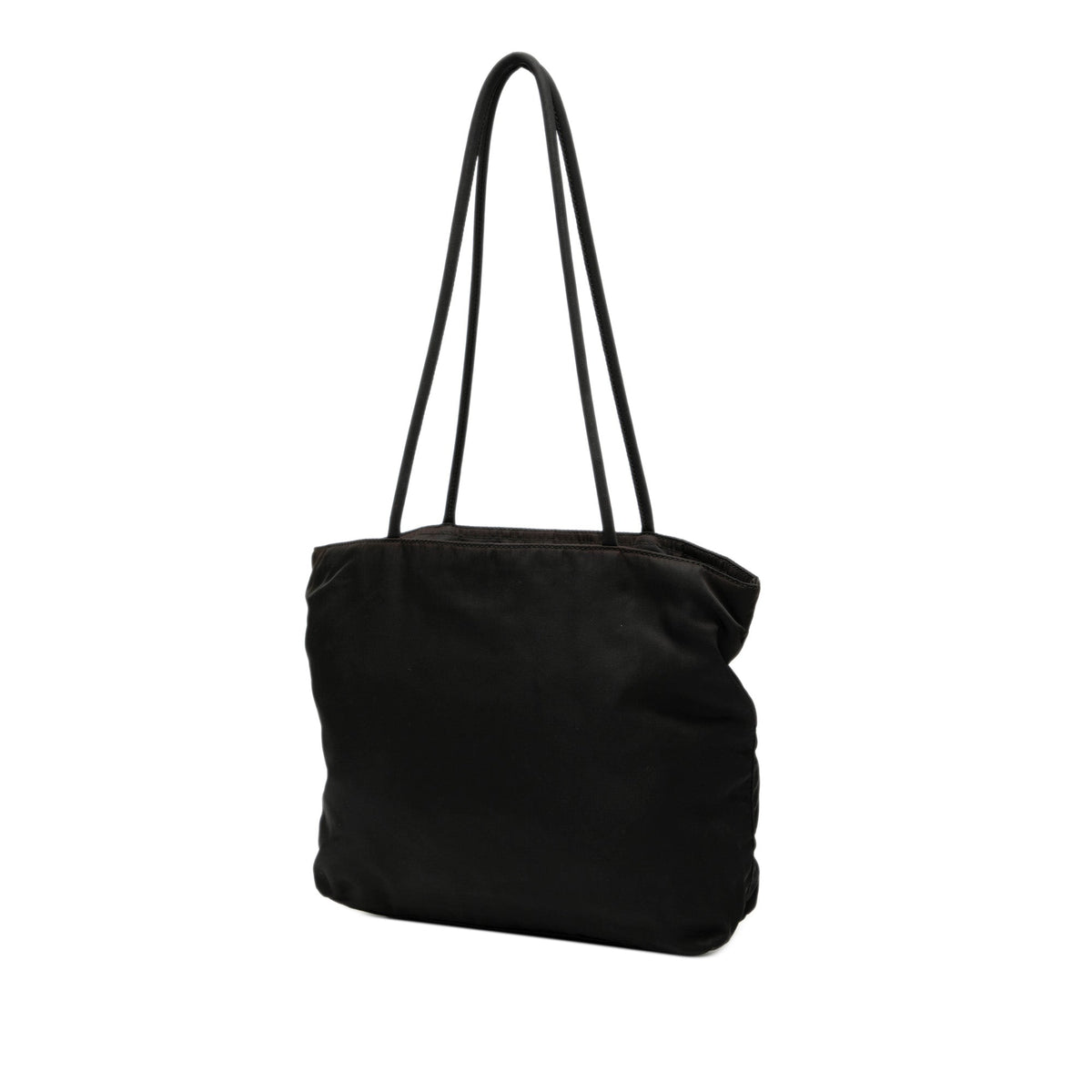 Prada Tessuto Shoulder Bag — Black