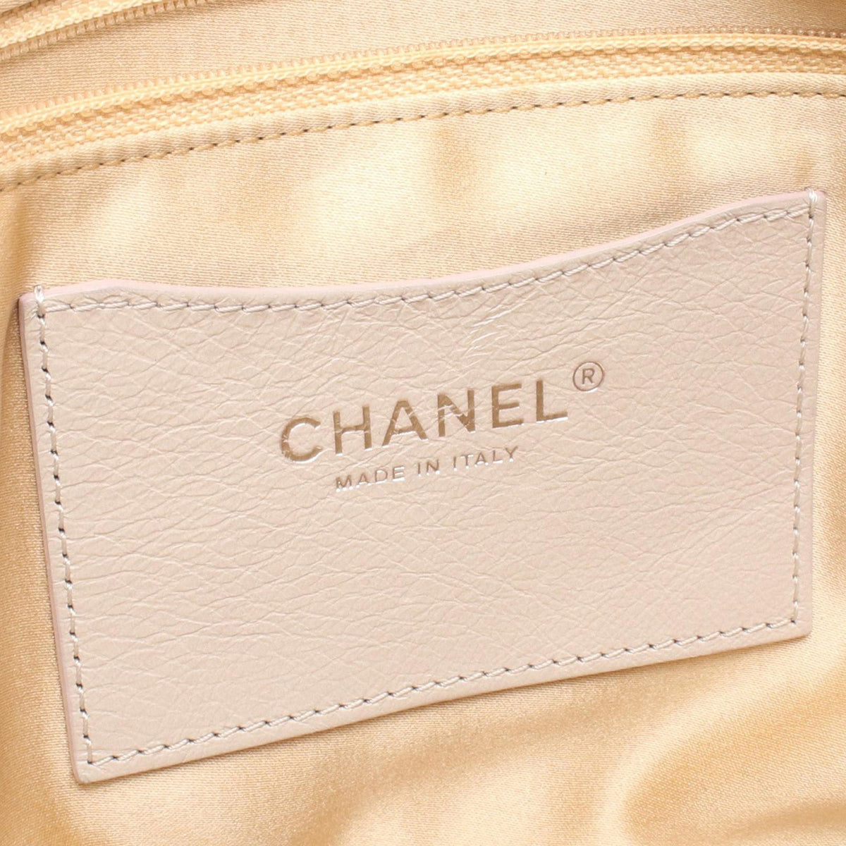 Chanel Glazed Calfskin Stitched On The Road Flap