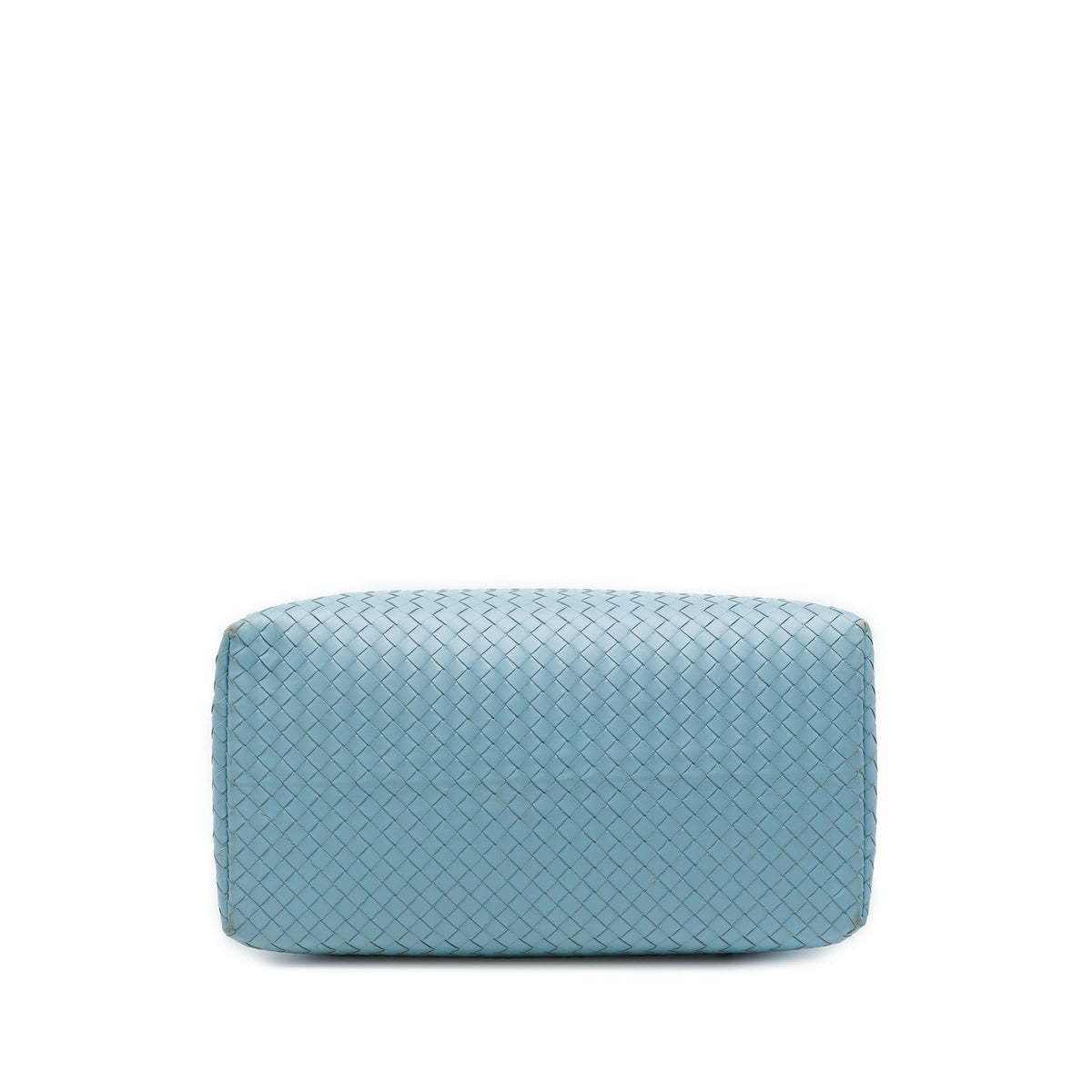 Bottega Veneta Medium Nappa Intrecciato Roma Tote — Blue
