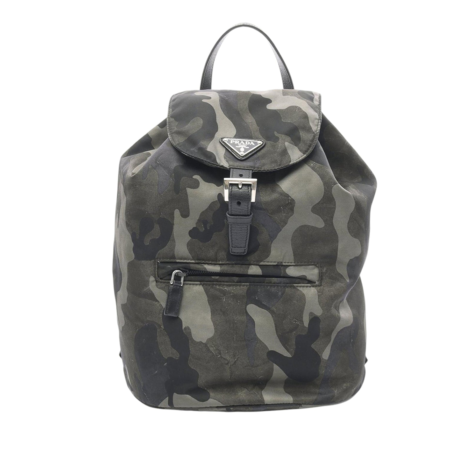 Prada Tessuto Camouflage Saffiano Backpack