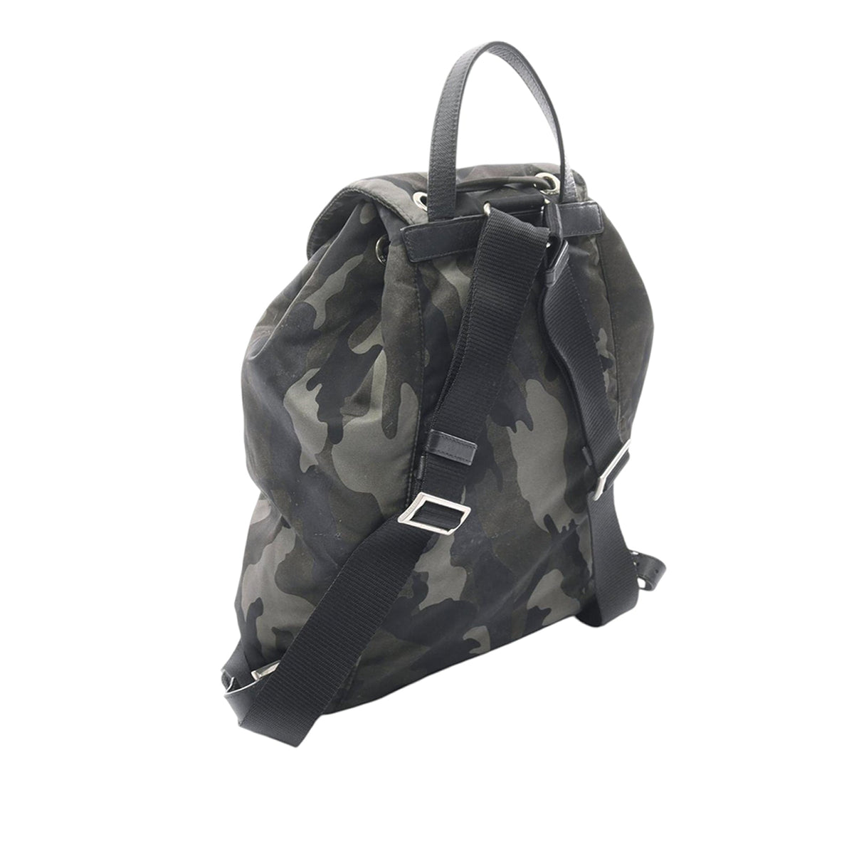 Prada Tessuto Camouflage Saffiano Backpack