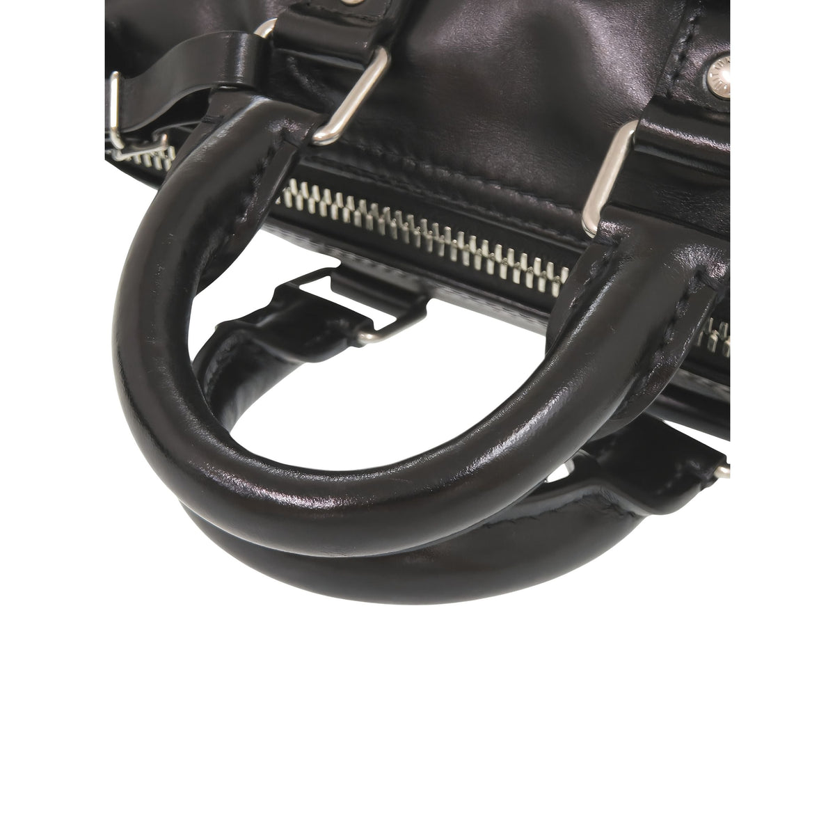 Louis Vuitton Glossy Calfskin Keepall Cargo Bandouliere 25 — Black