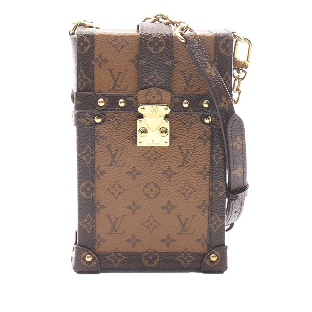Louis Vuitton Monogram Reverse Pochette Trunk Verticale