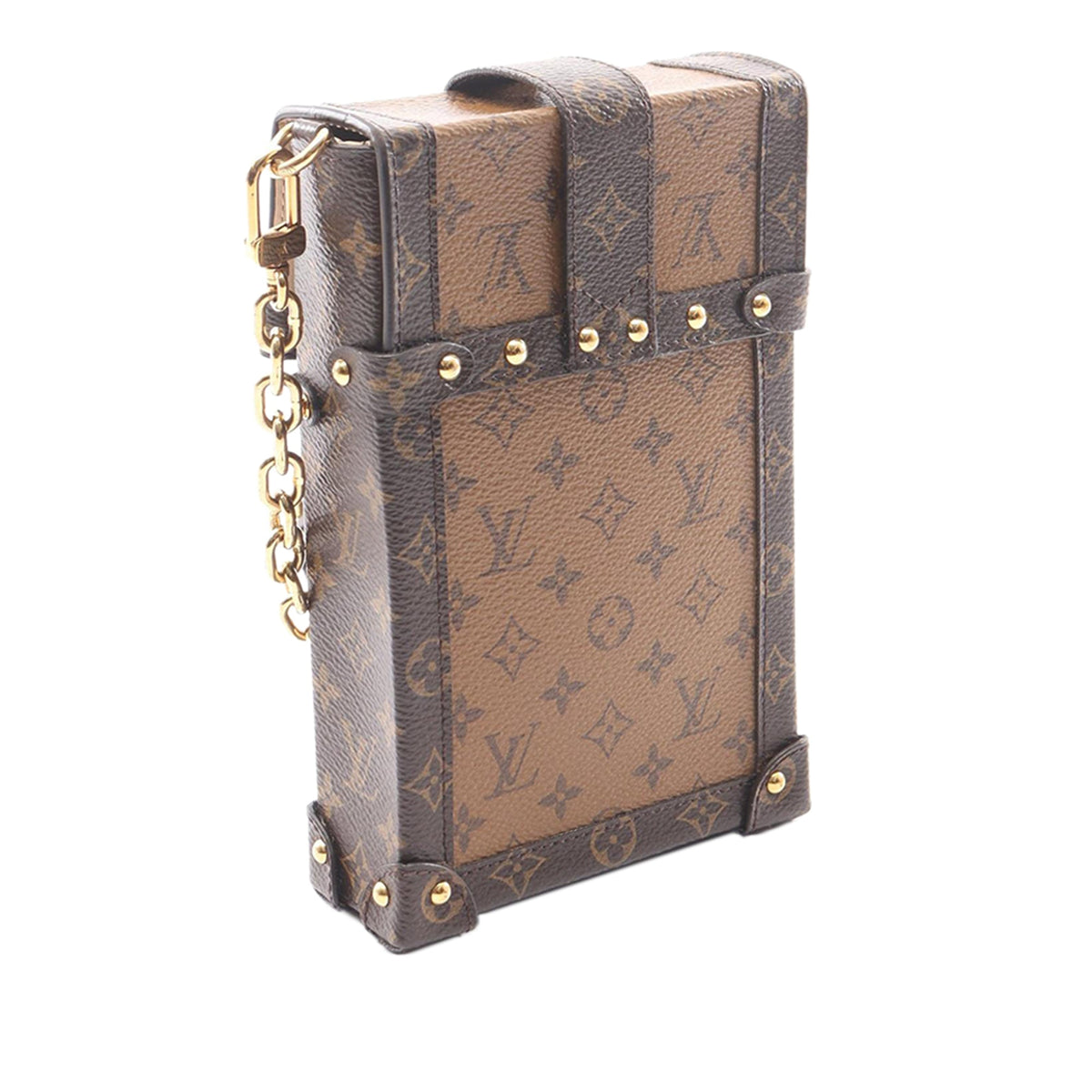 Louis Vuitton Monogram Reverse Pochette Trunk Verticale