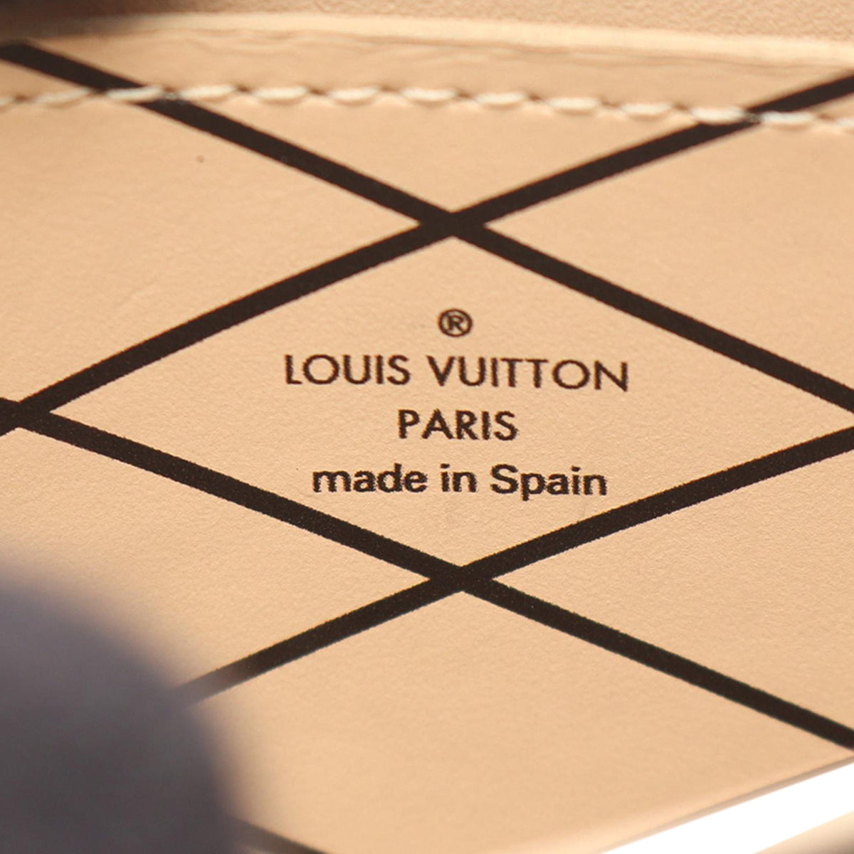 Louis Vuitton Monogram Reverse Pochette Trunk Verticale