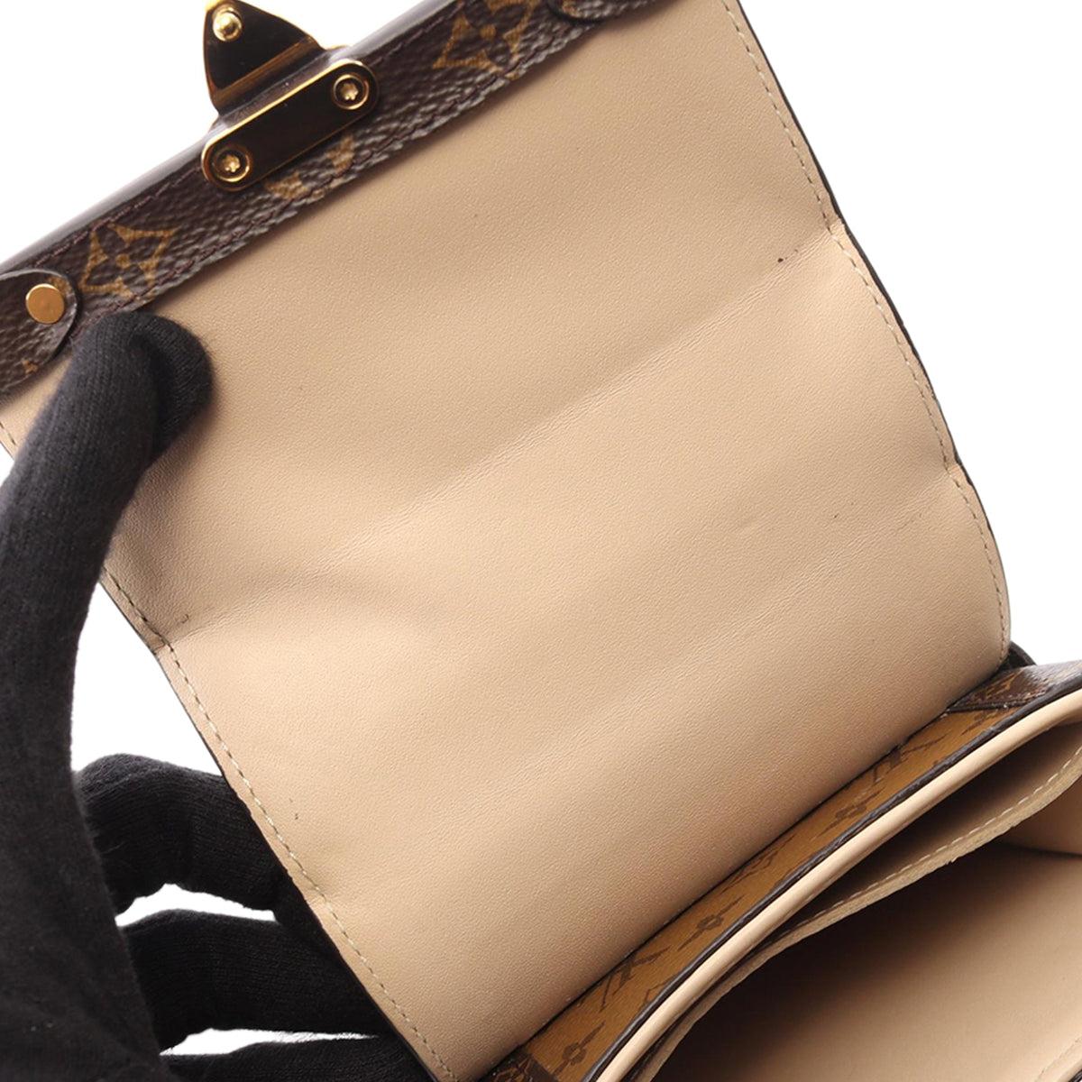Louis Vuitton Monogram Reverse Pochette Trunk Verticale