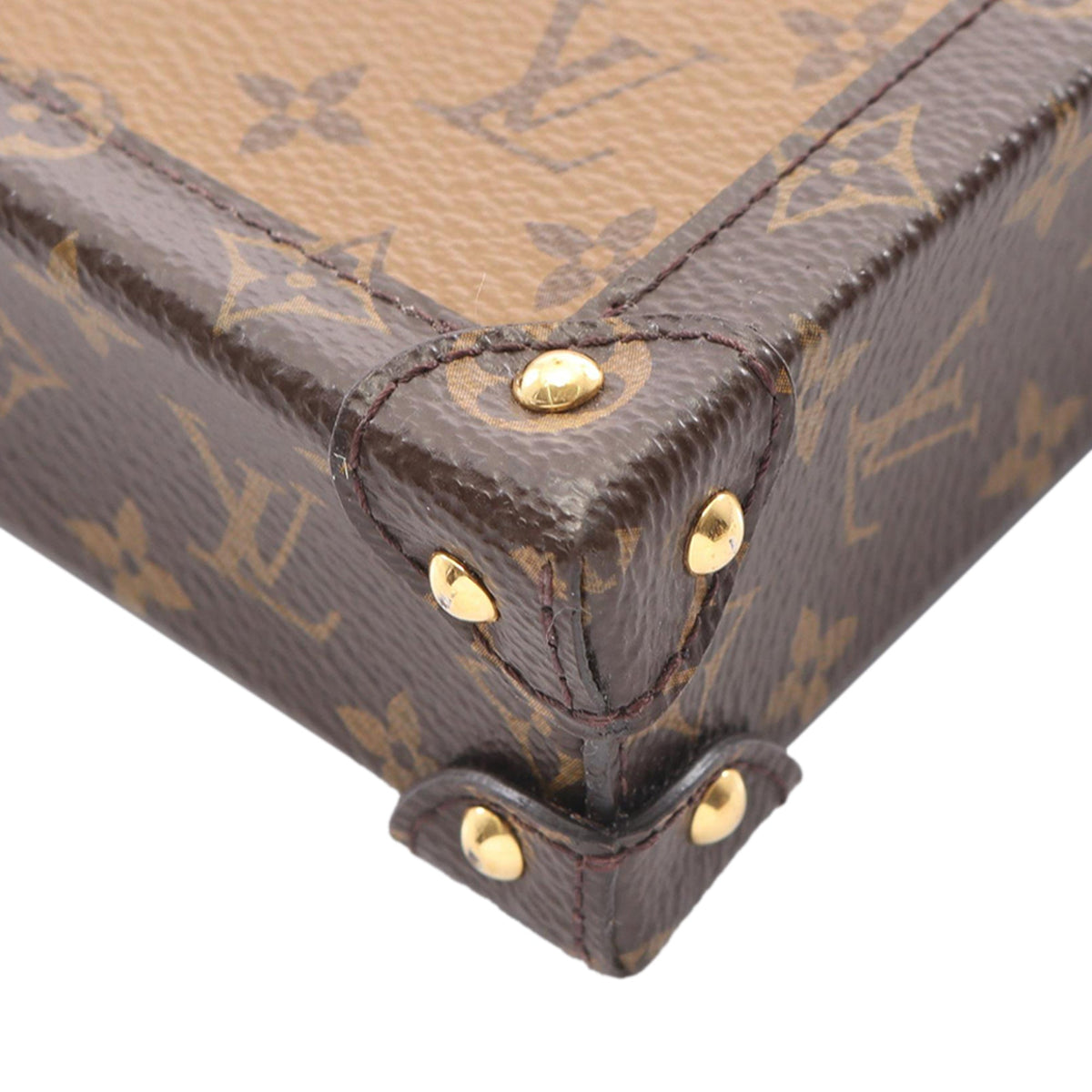Louis Vuitton Monogram Reverse Pochette Trunk Verticale