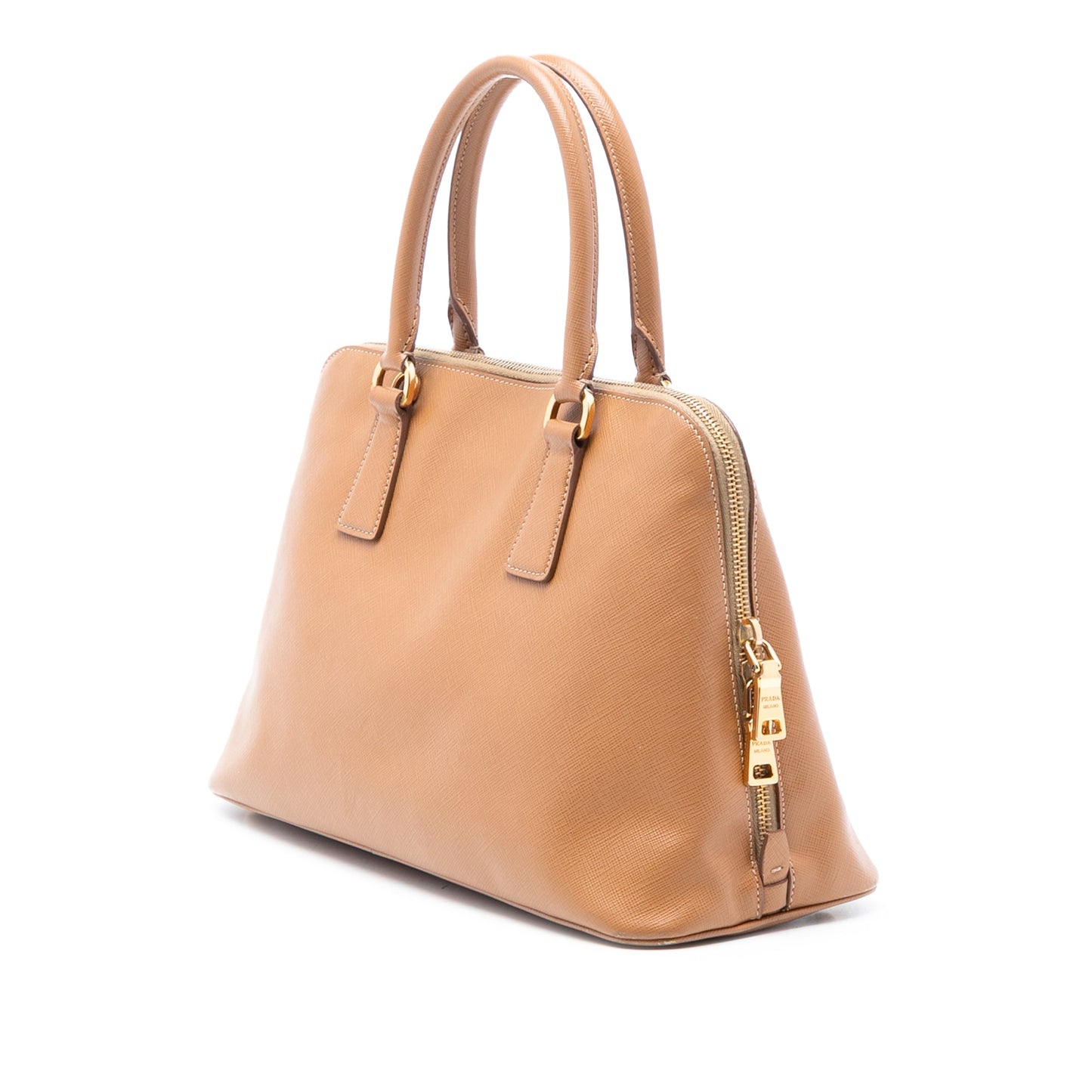 Prada Medium Saffiano Lux Promenade Satchel