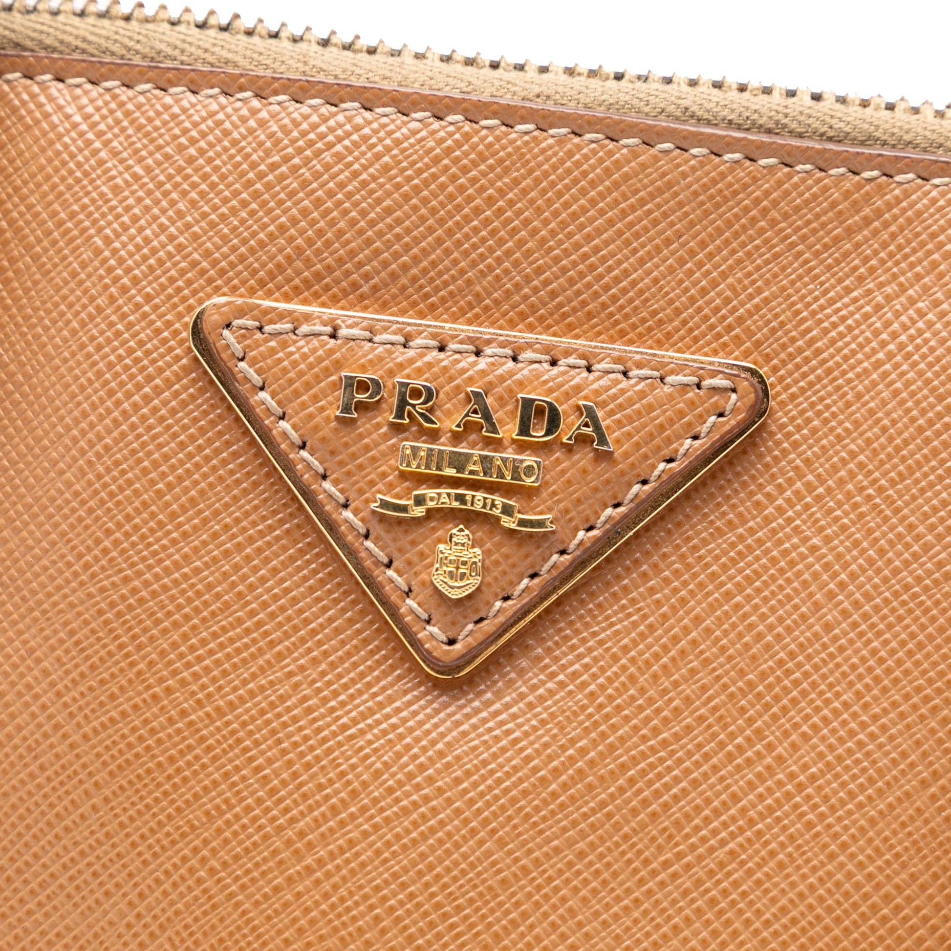 Prada Medium Saffiano Lux Promenade Satchel