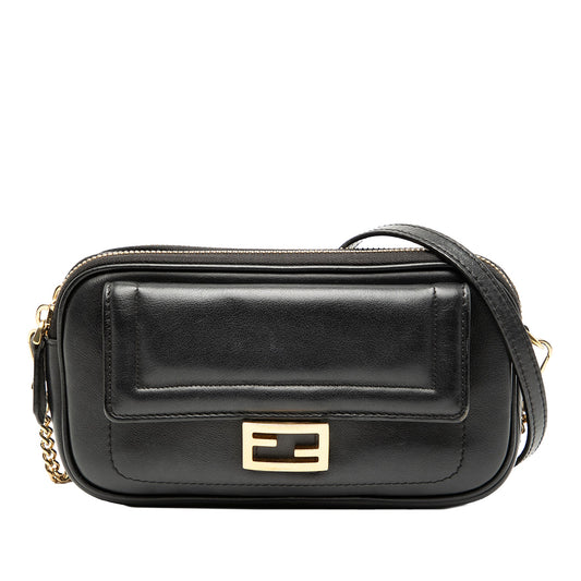 Fendi Leather Easy 2 Baguette Crossbody