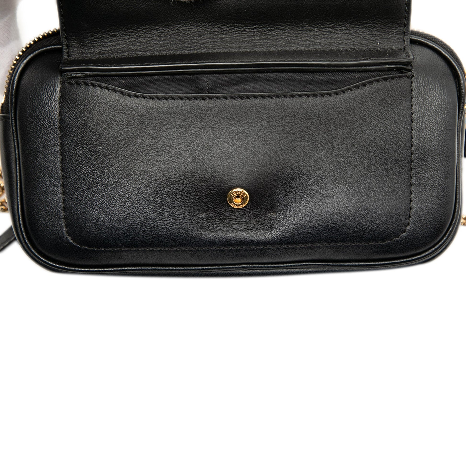 Fendi Leather Easy 2 Baguette Crossbody