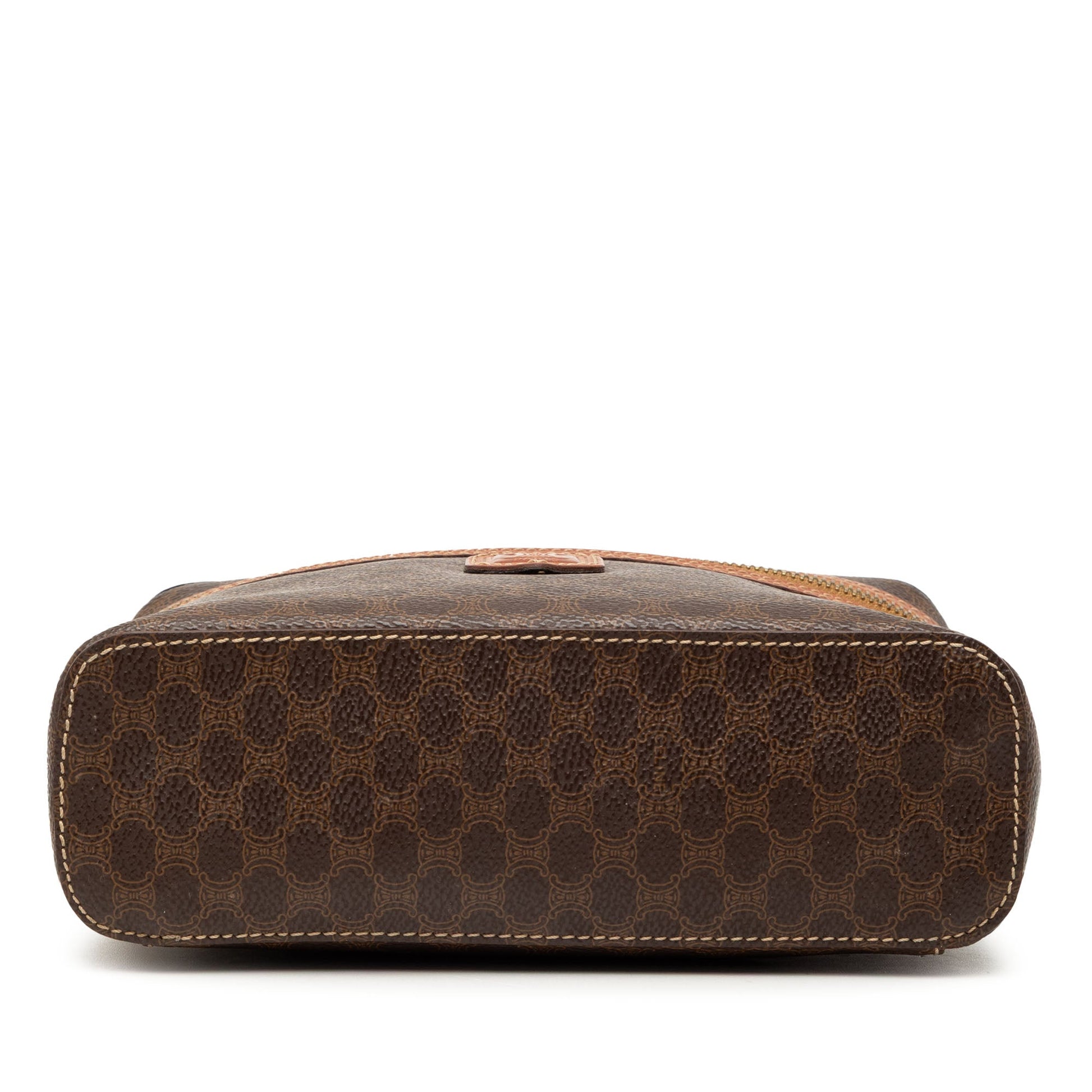 Celine Macadam Coated Canvas Vanity Bag