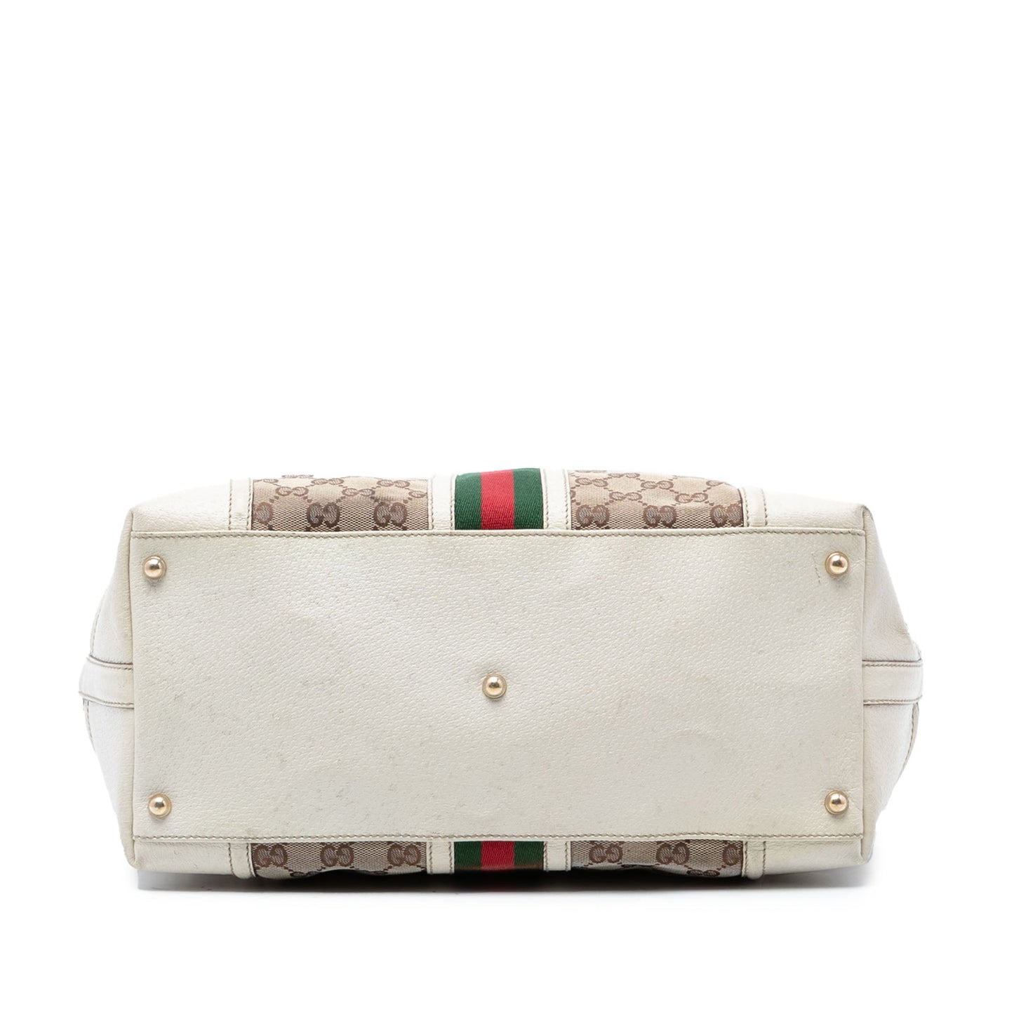 GG Canvas Web Treasure Boston Bag