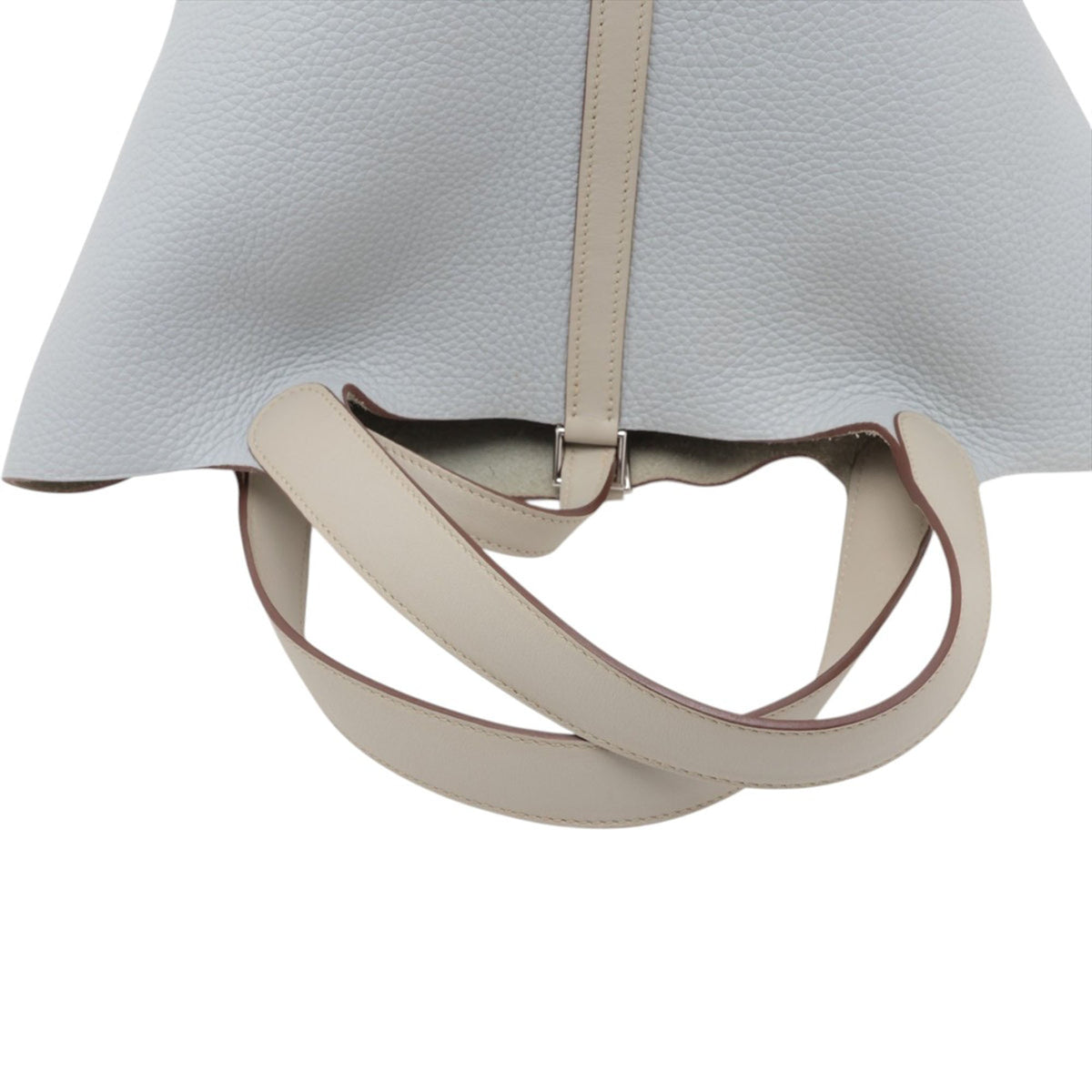 Hermès Bicolor Clemence and Swift Picotin Lock 22 — Blue