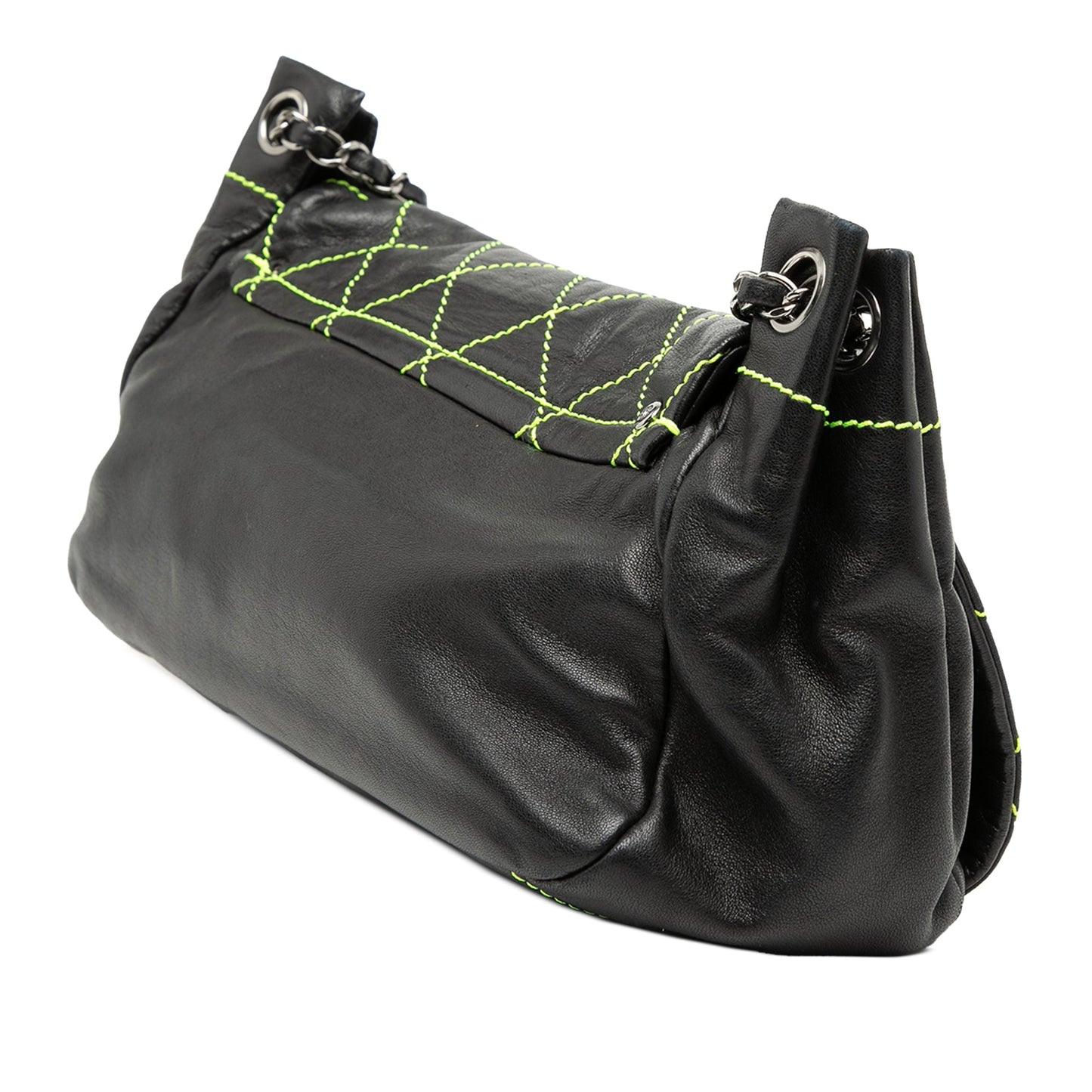 CC Wild Stitch Lambskin Accordion Flap