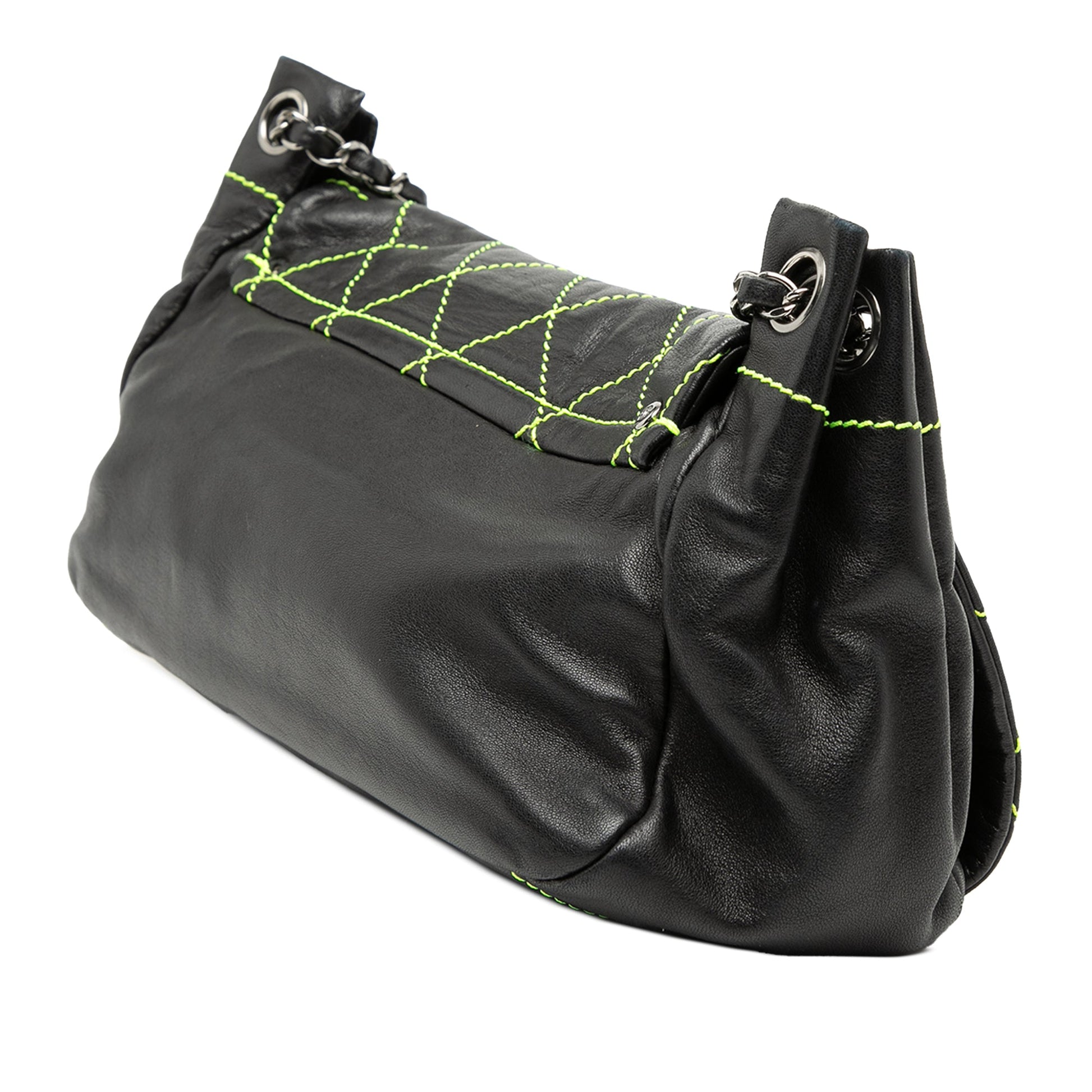 CC Wild Stitch Lambskin Accordion Flap