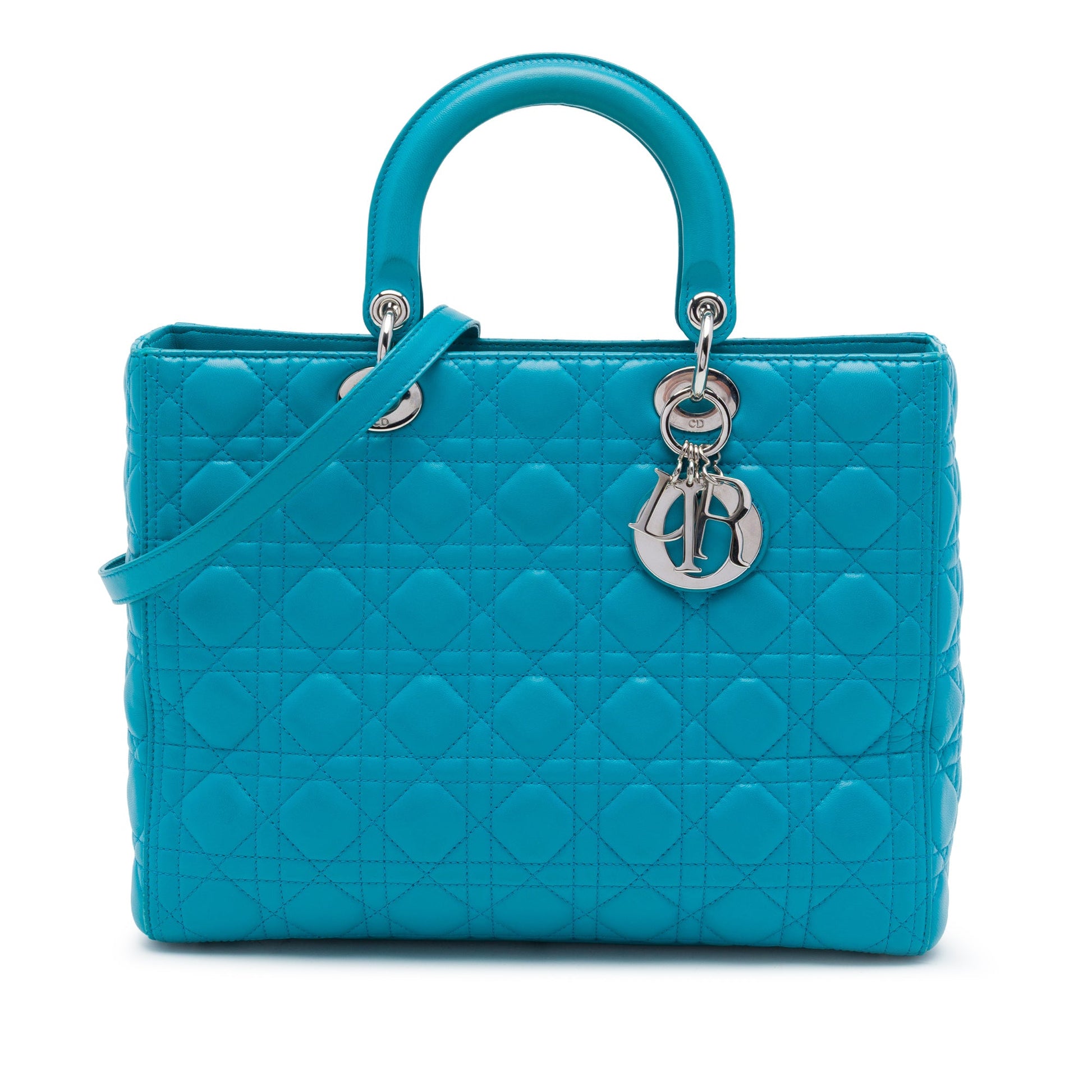 Dior Large Lambskin Cannage Lady Dior