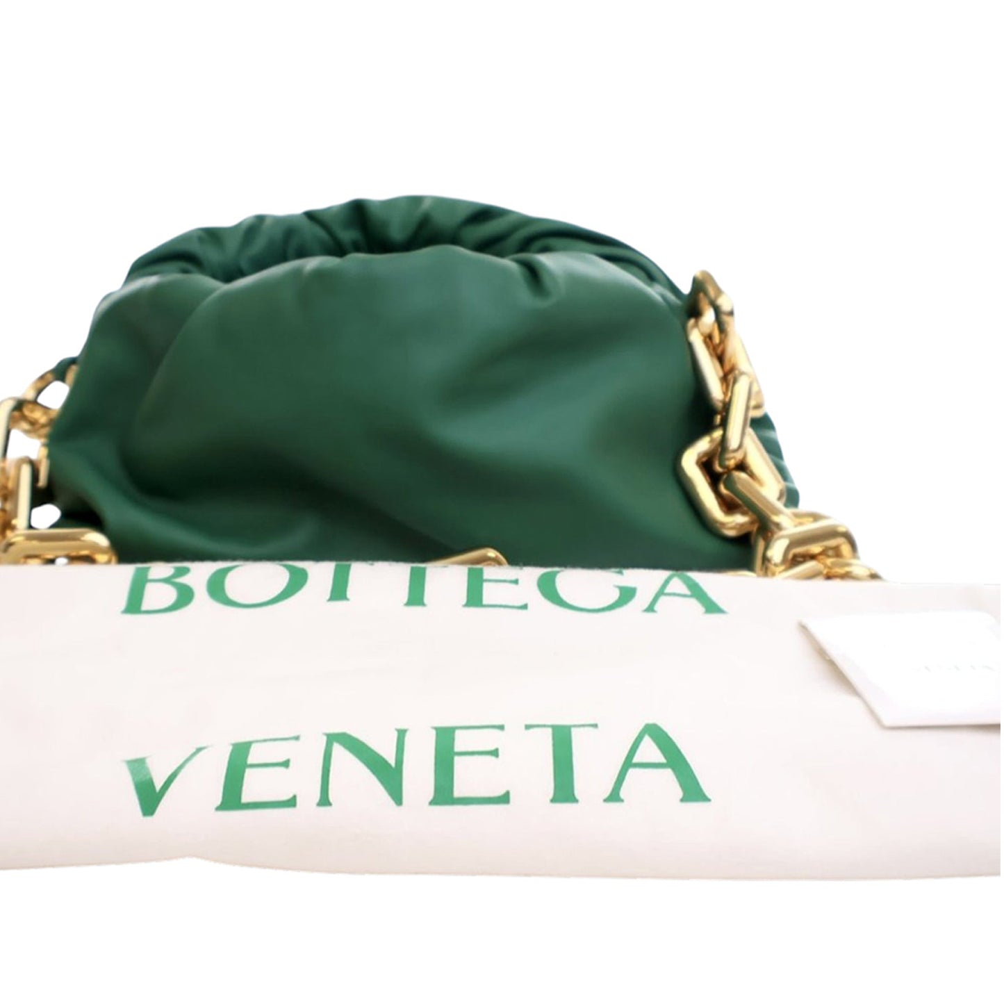 Bottega Veneta Lambskin Chain Pouch