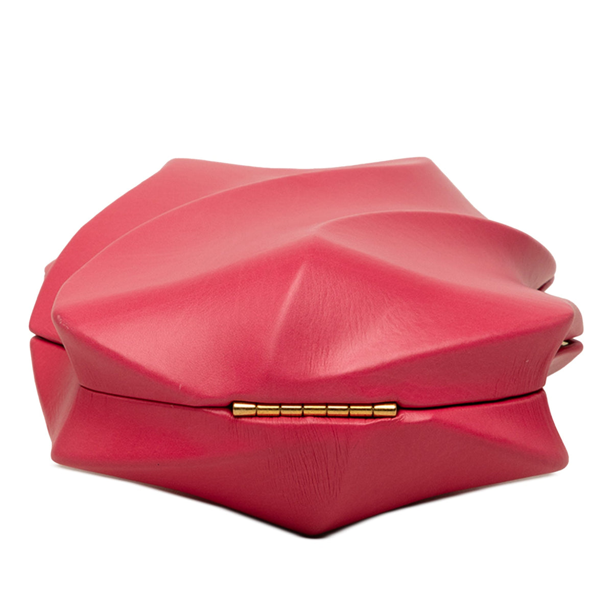Bottega Veneta Calfskin The Whirl Clutch — Pink