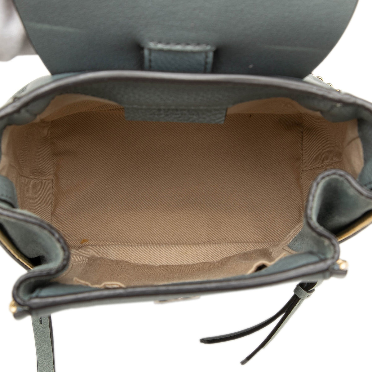 Chloé Mini Calfskin and Suede Faye Backpack