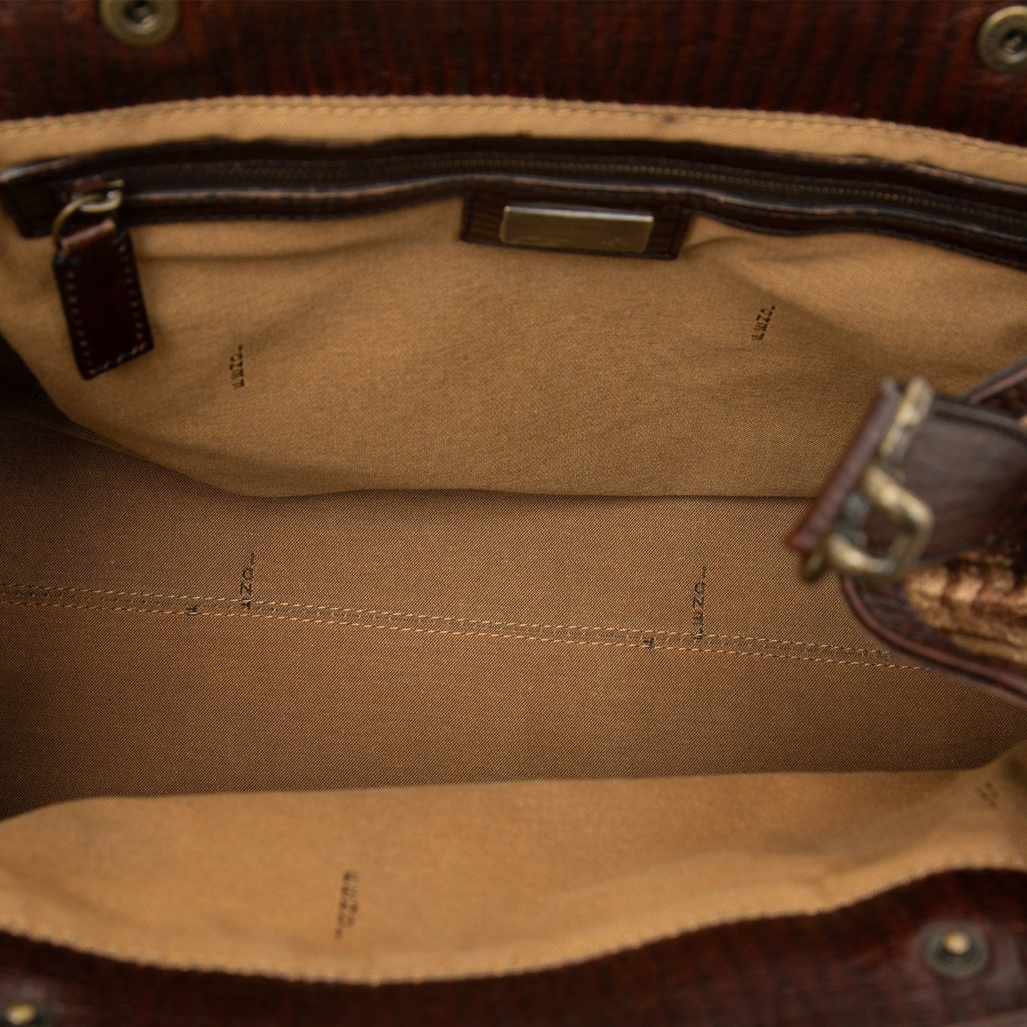 Fendi Medium Zucca Velvet Etniko Du Jour Handbag