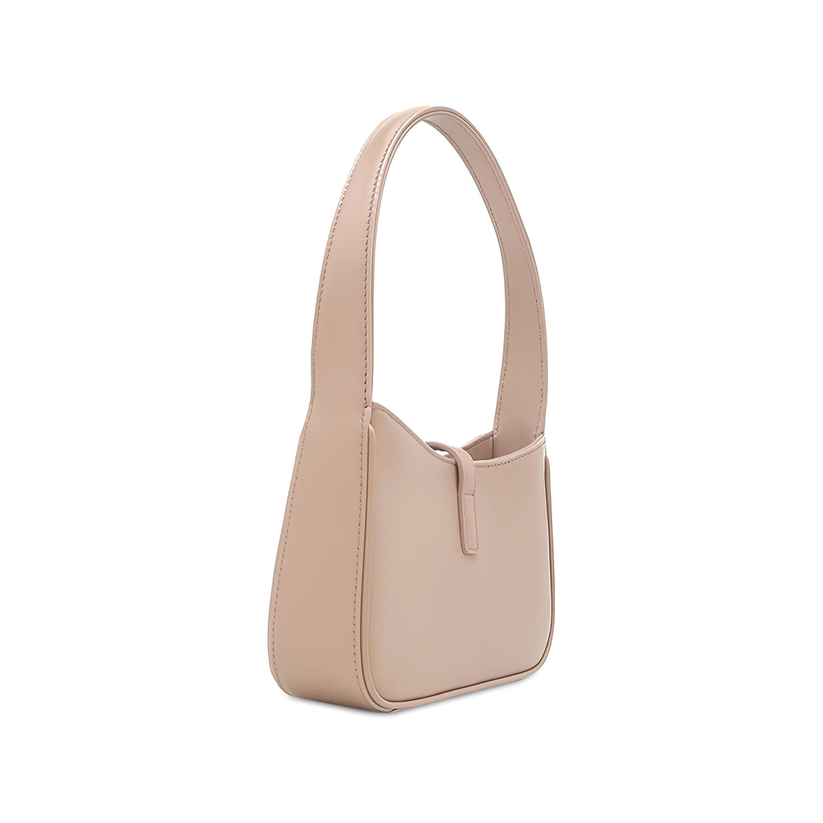 Saint Laurent Mini Smooth Calfskin Le 5 a 7 — Beige