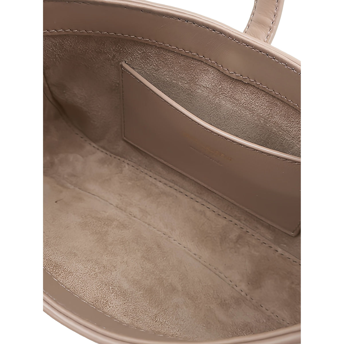 Saint Laurent Mini Smooth Calfskin Le 5 a 7 — Beige
