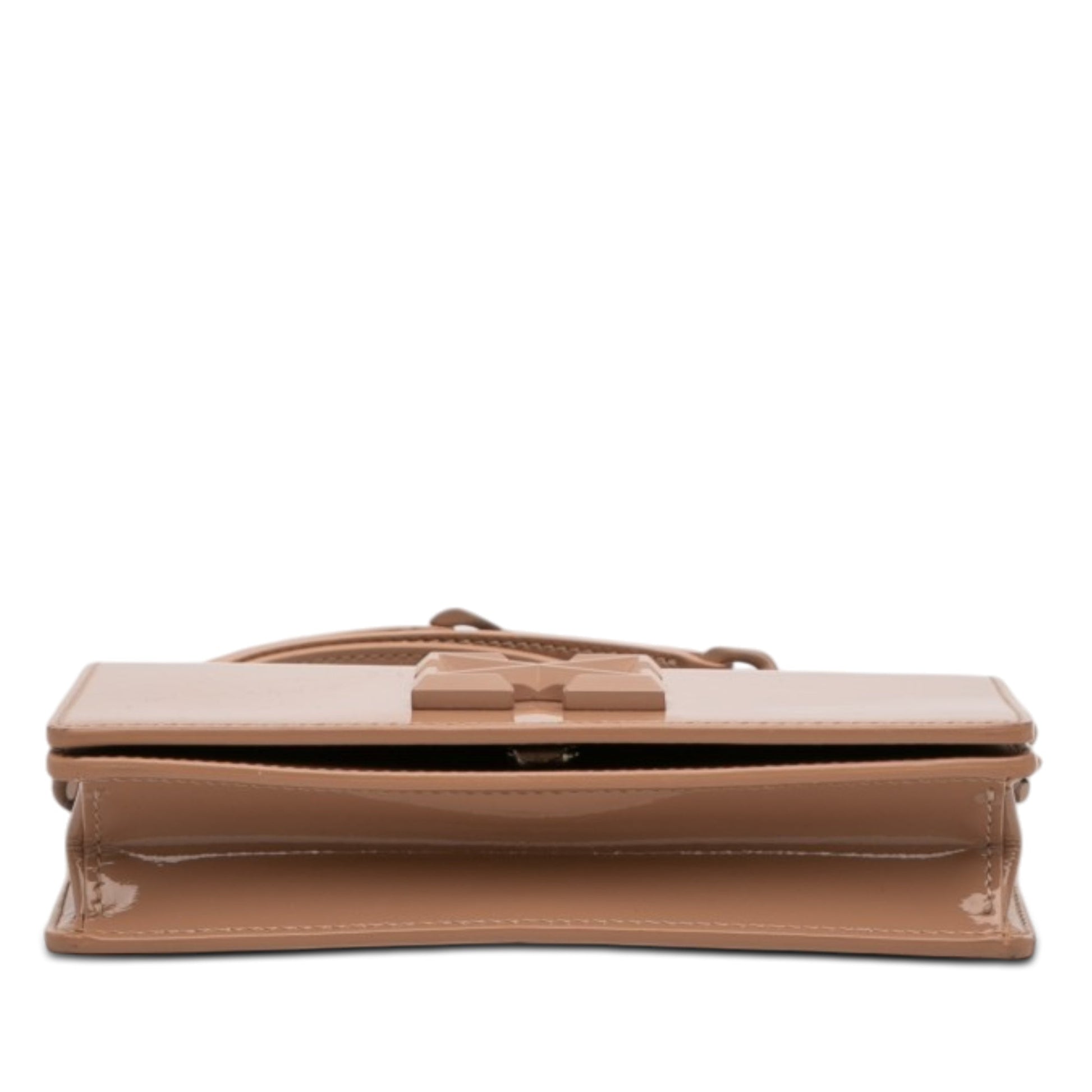 Off-White Patent Jitney 0.5 Crossbody