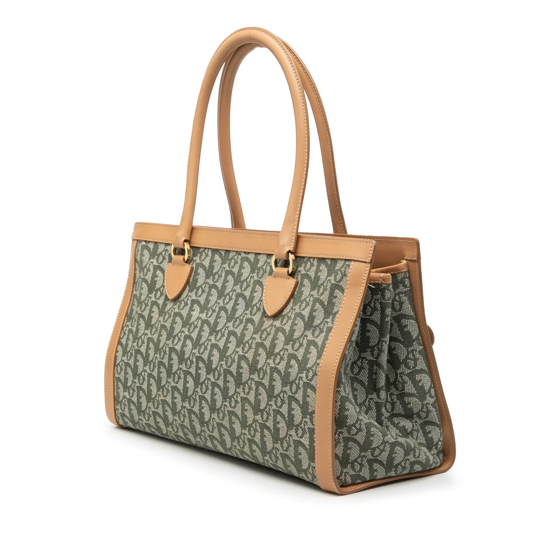 Dior Diorissimo Trotter Canvas Double Pocket Tote