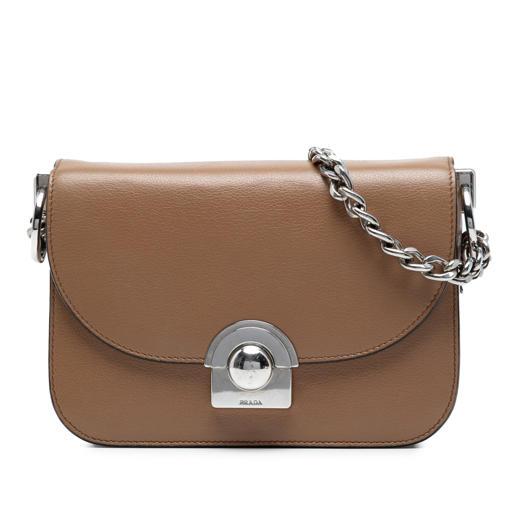 Prada Glace Calf Arcade Crossbody