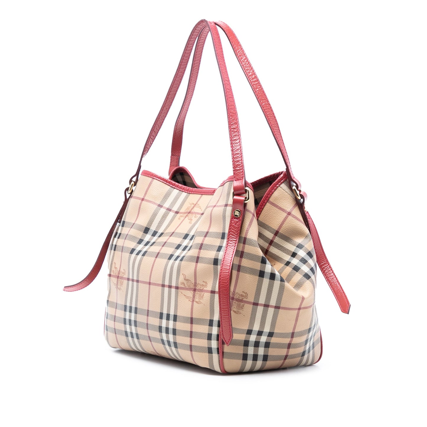 Burberry Small Haymarket Check Coated Canvas Canterbury Tote