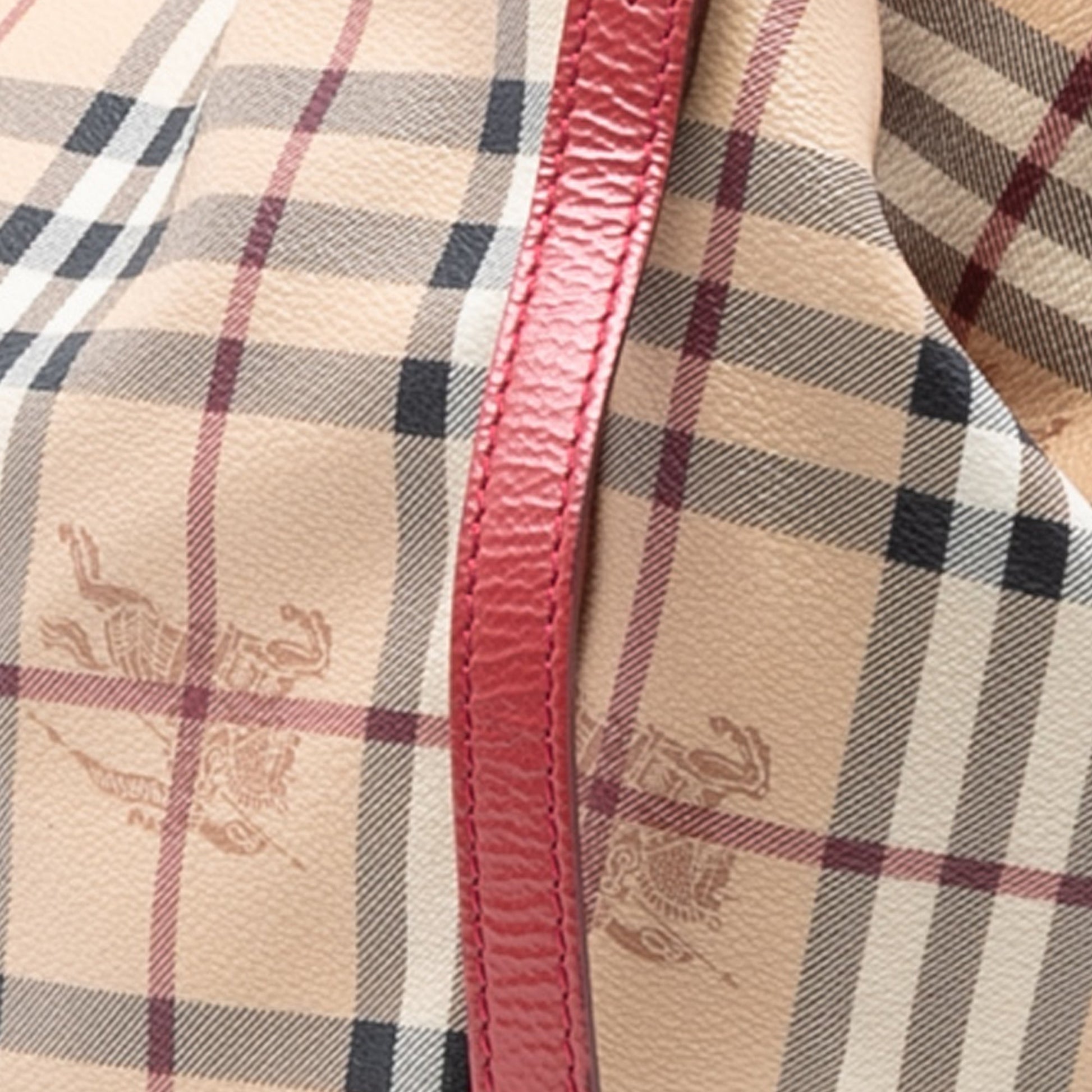 Burberry Small Haymarket Check Coated Canvas Canterbury Tote