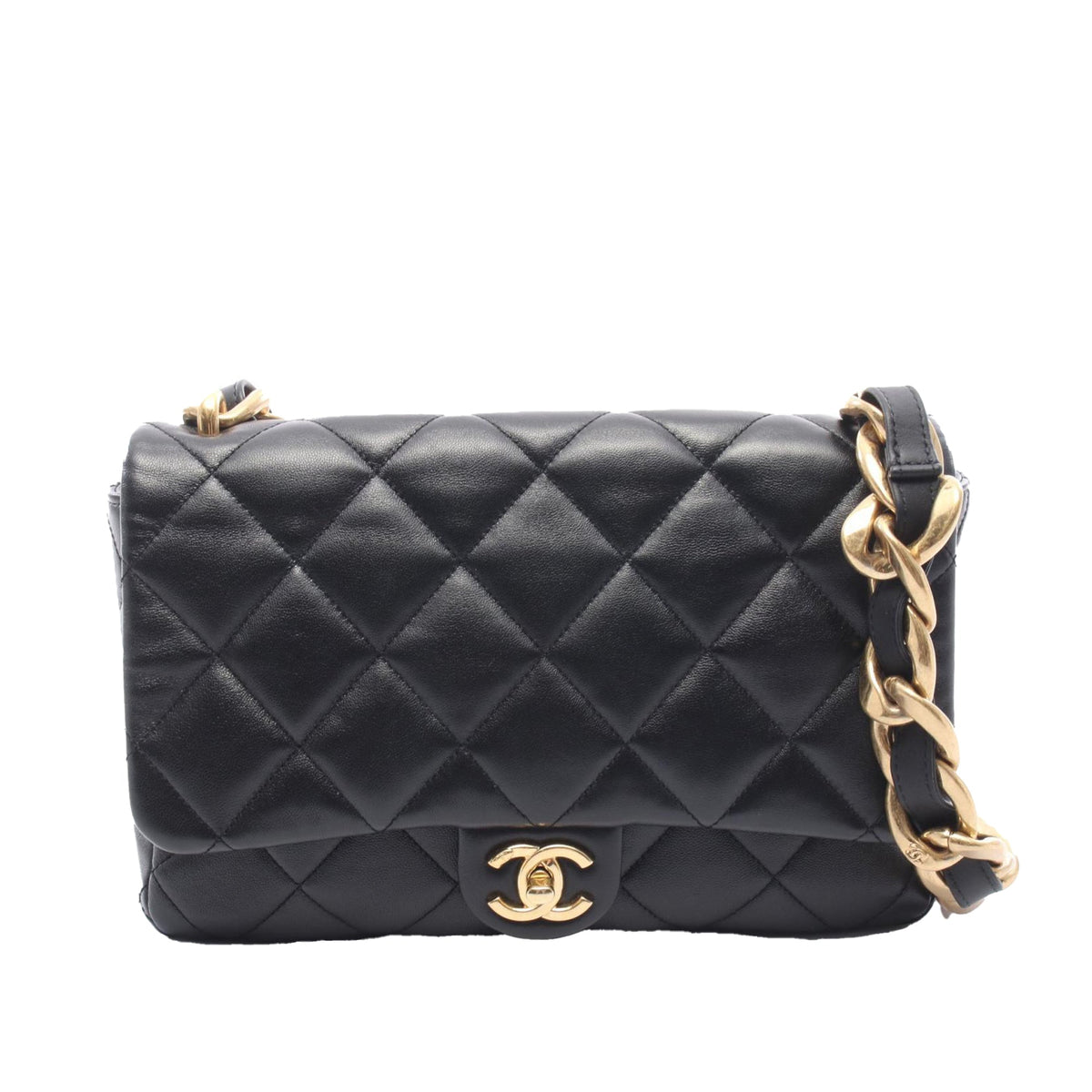 Chanel Large Quilted Lambskin Funky Town Flap