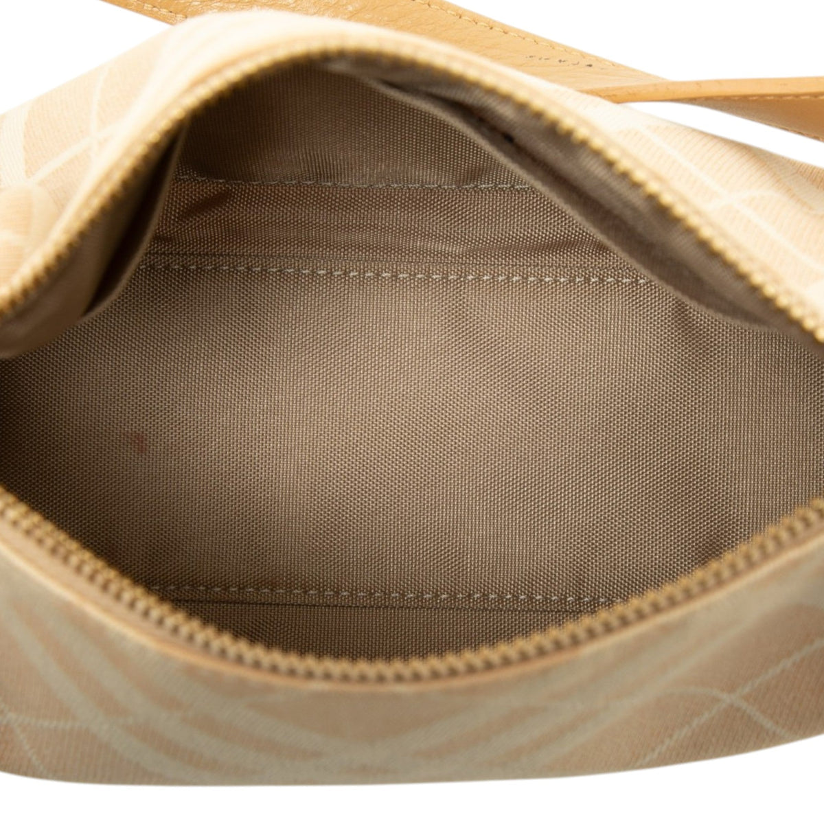 Burberry Nova Check Canvas Shoulder Bag — Beige