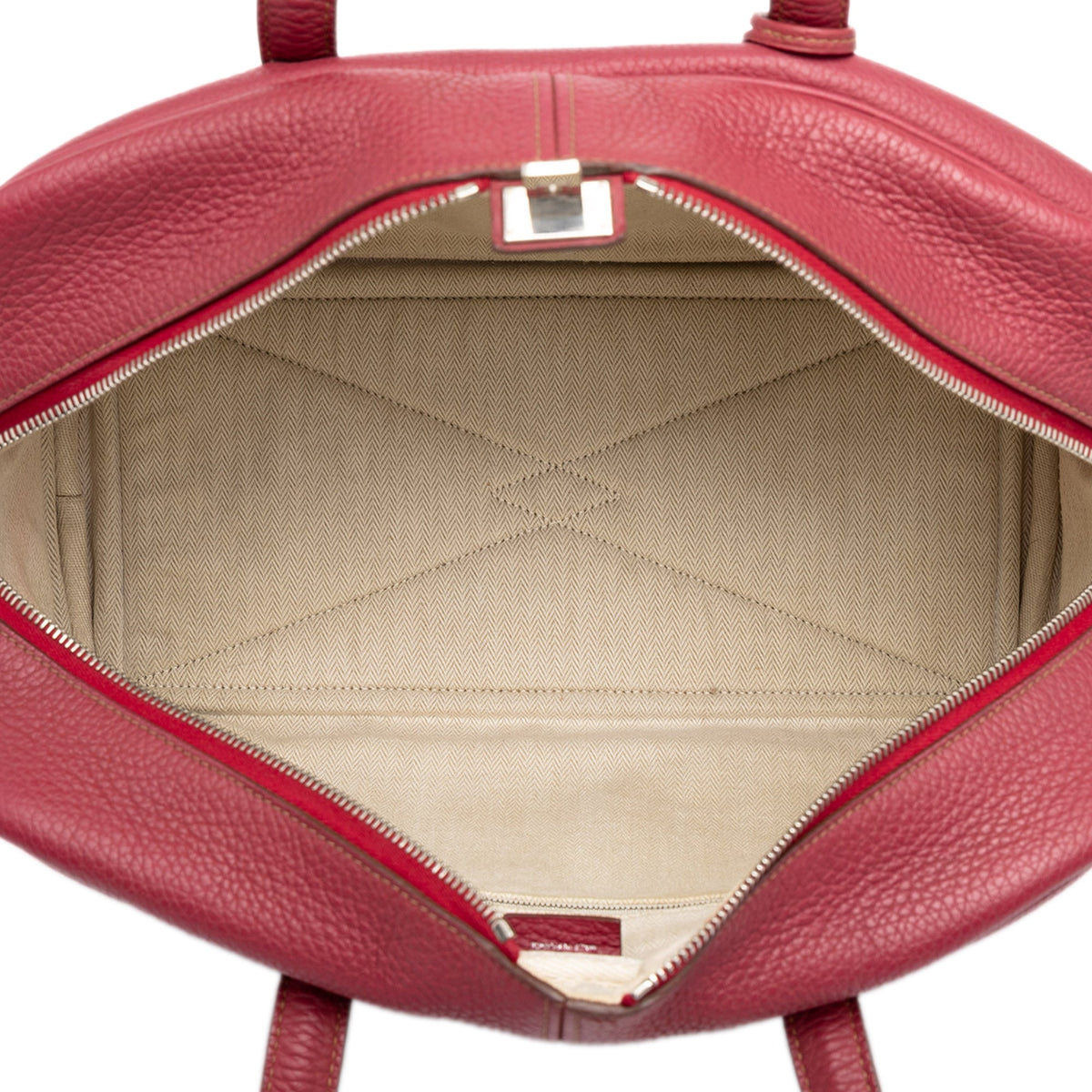 Hermès Clemence Victoria II 35 — Red