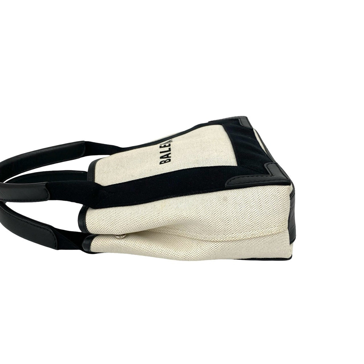 Balenciaga Canvas Navy Cabas S
